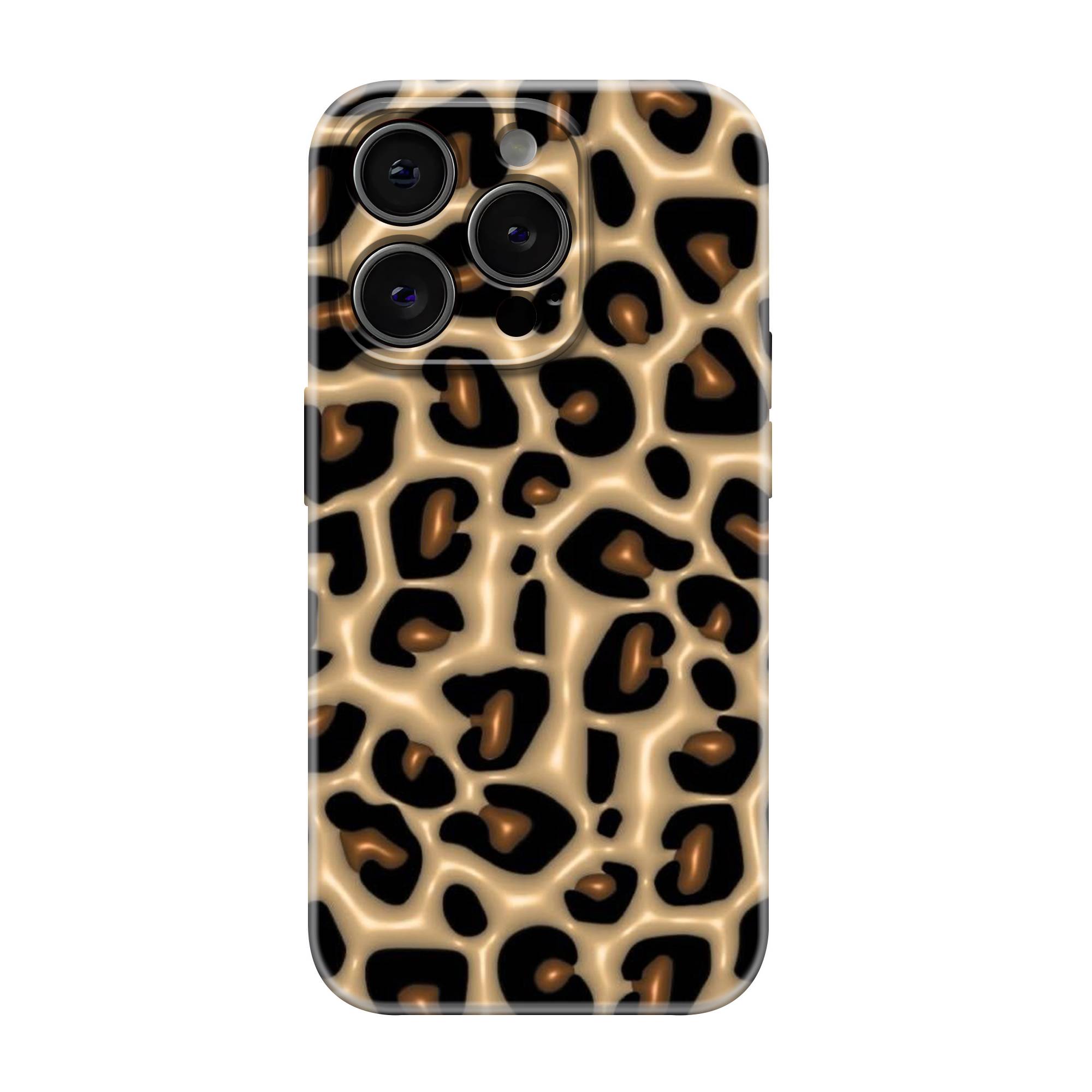 Golden Leopard Glossy Hard Case