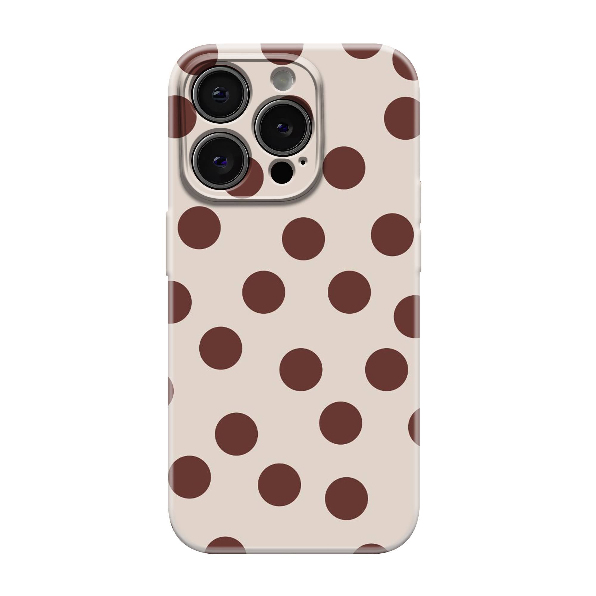 Espresso Dots Glossy Hard Case