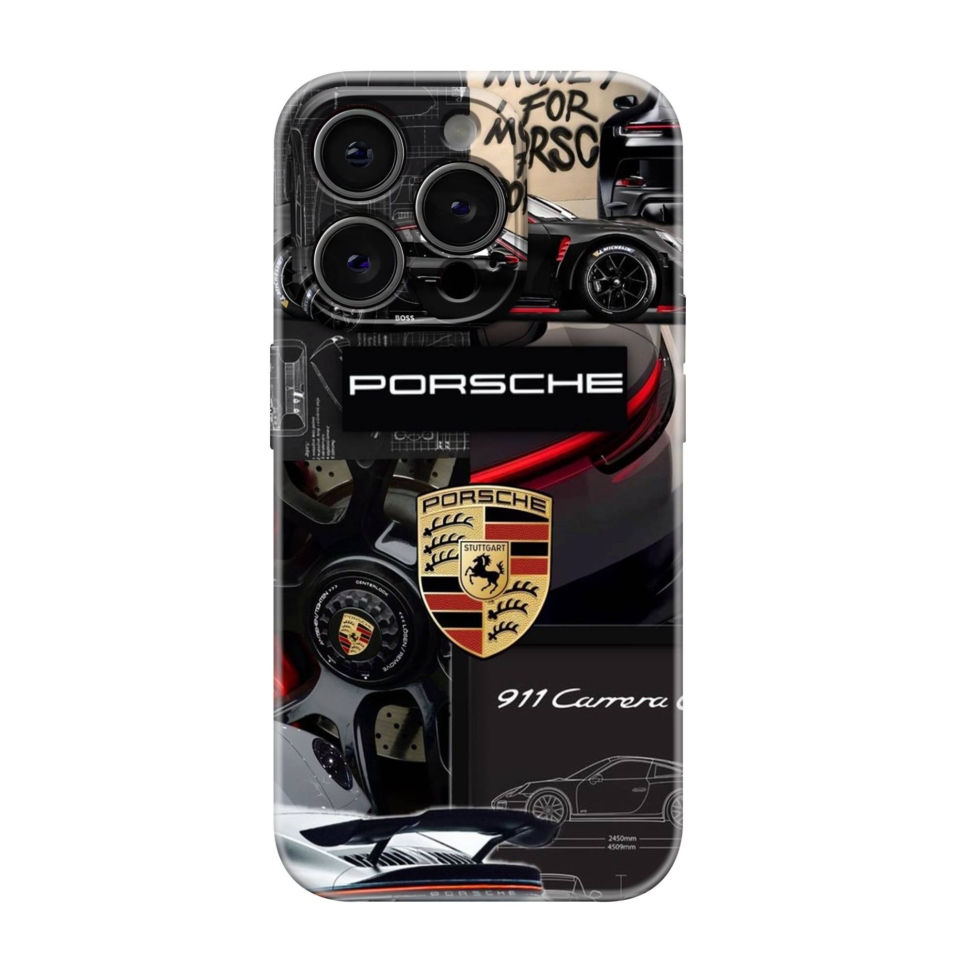 Blackline Porsche Glossy Hard Case