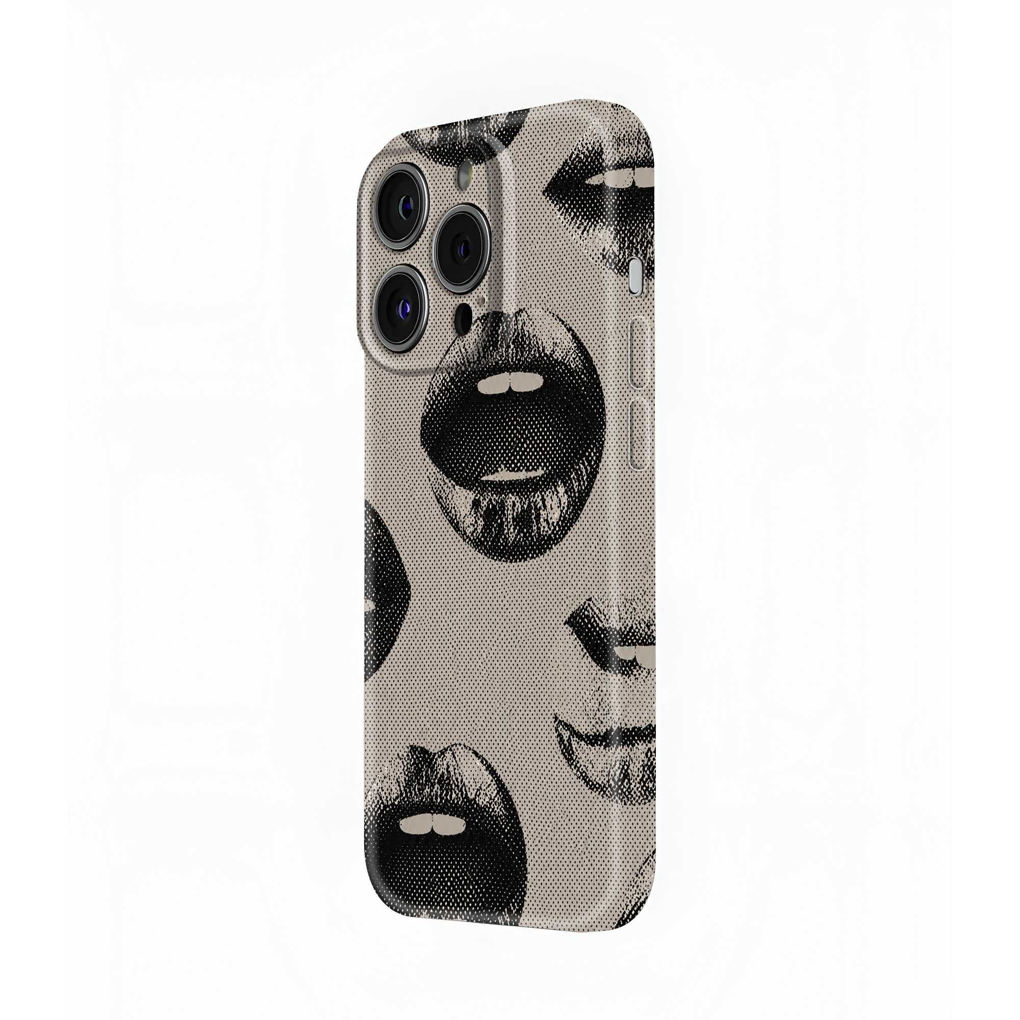 Midnight Lips Glossy Hard Case
