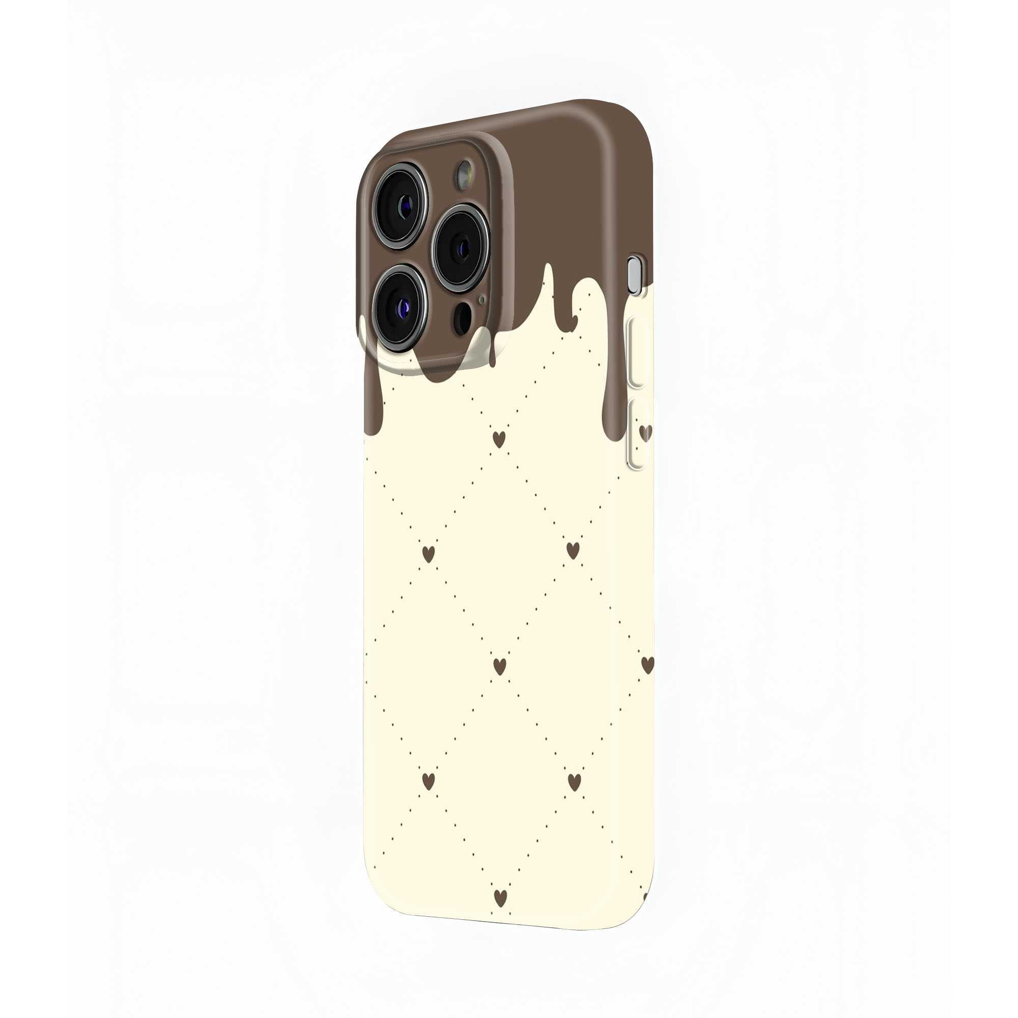 Chocolate Drip Glossy Hard Case