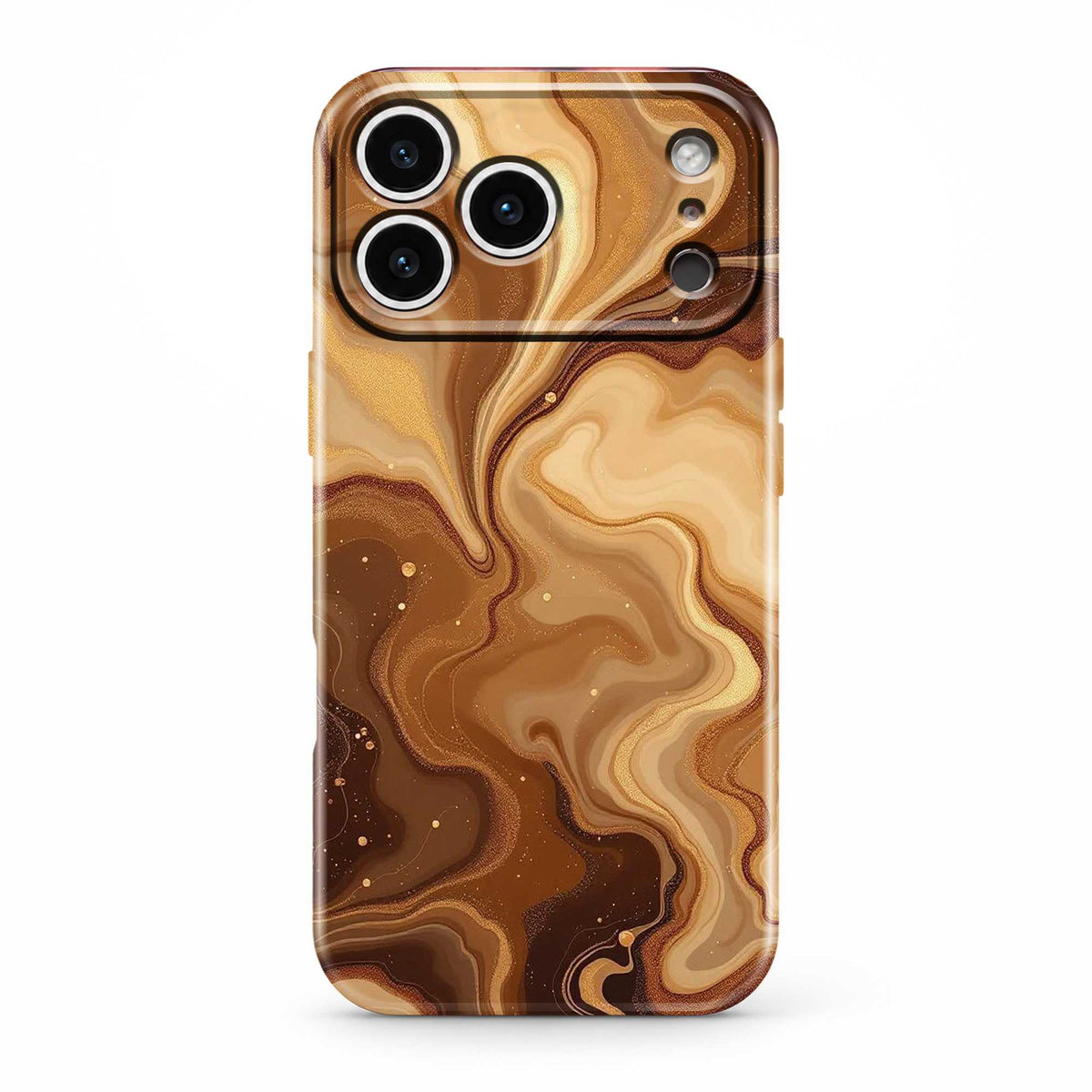 Golden Marble Glossy Hard Case