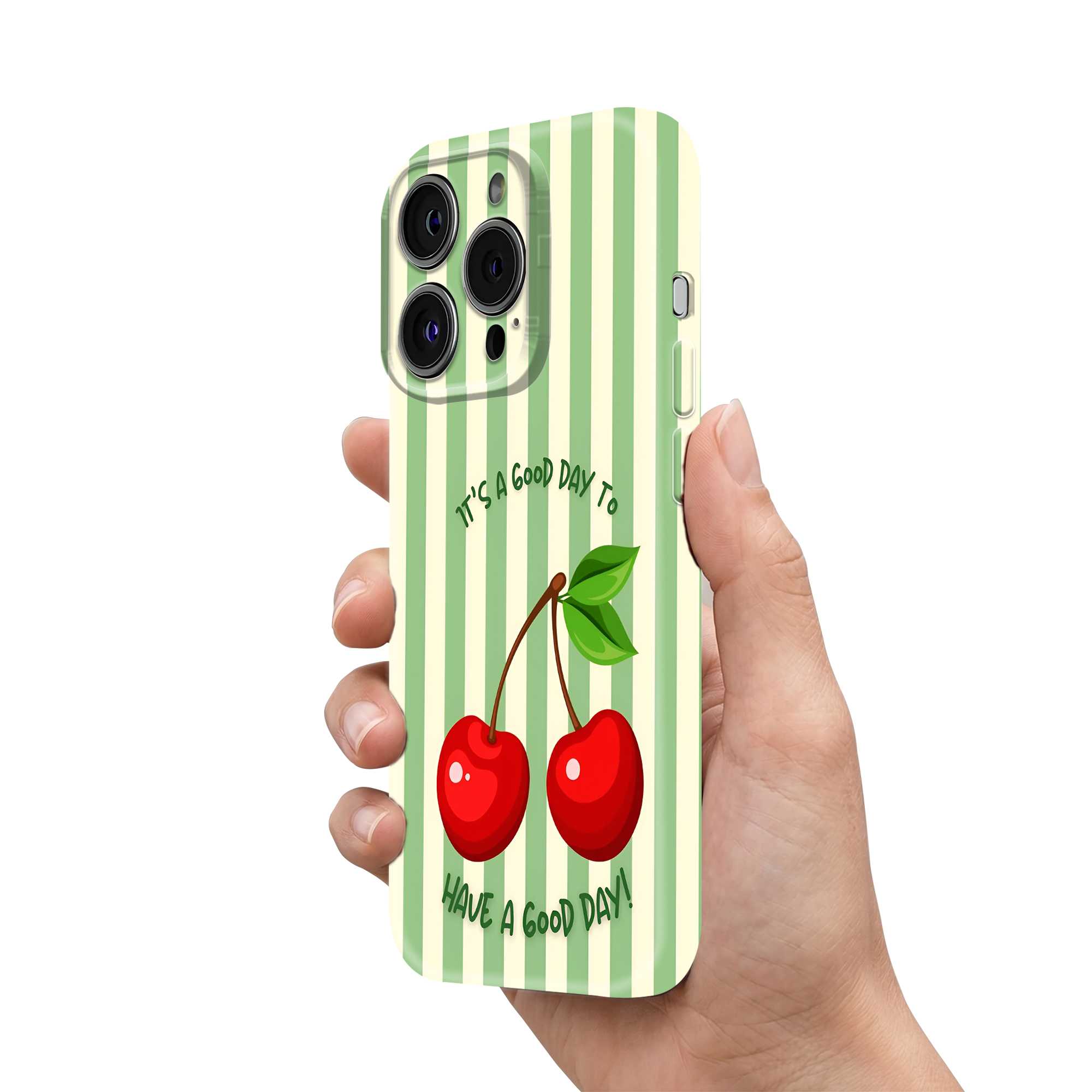 Good Day Cherries Glossy Hard Case