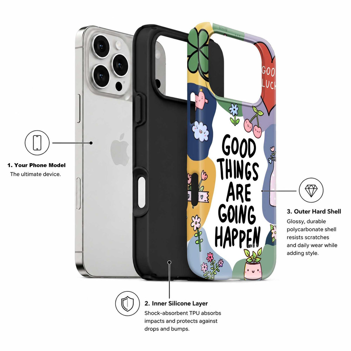 Good Things Ahead Dual Guard Case