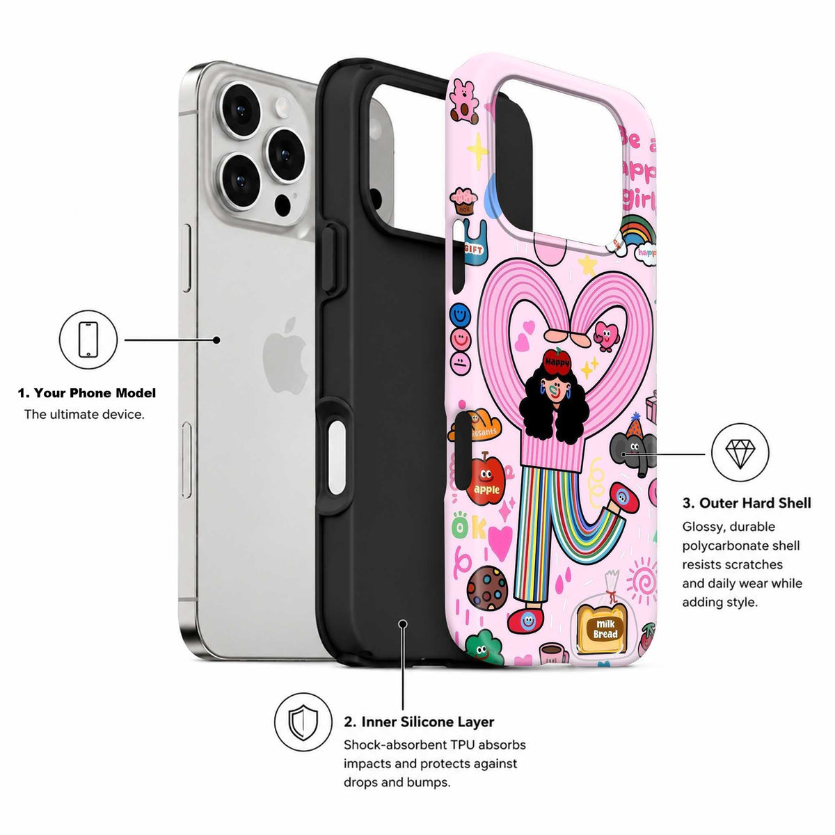Happy Girl Era Dual Guard Case