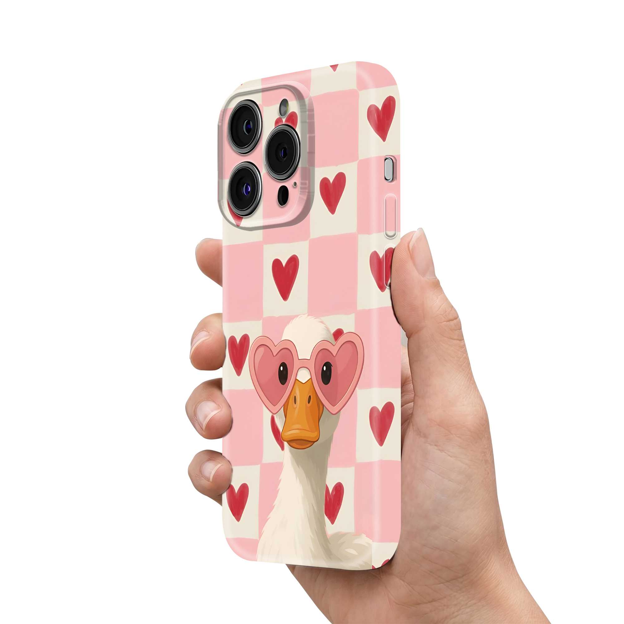 Heart Quacker Glossy Hard Case