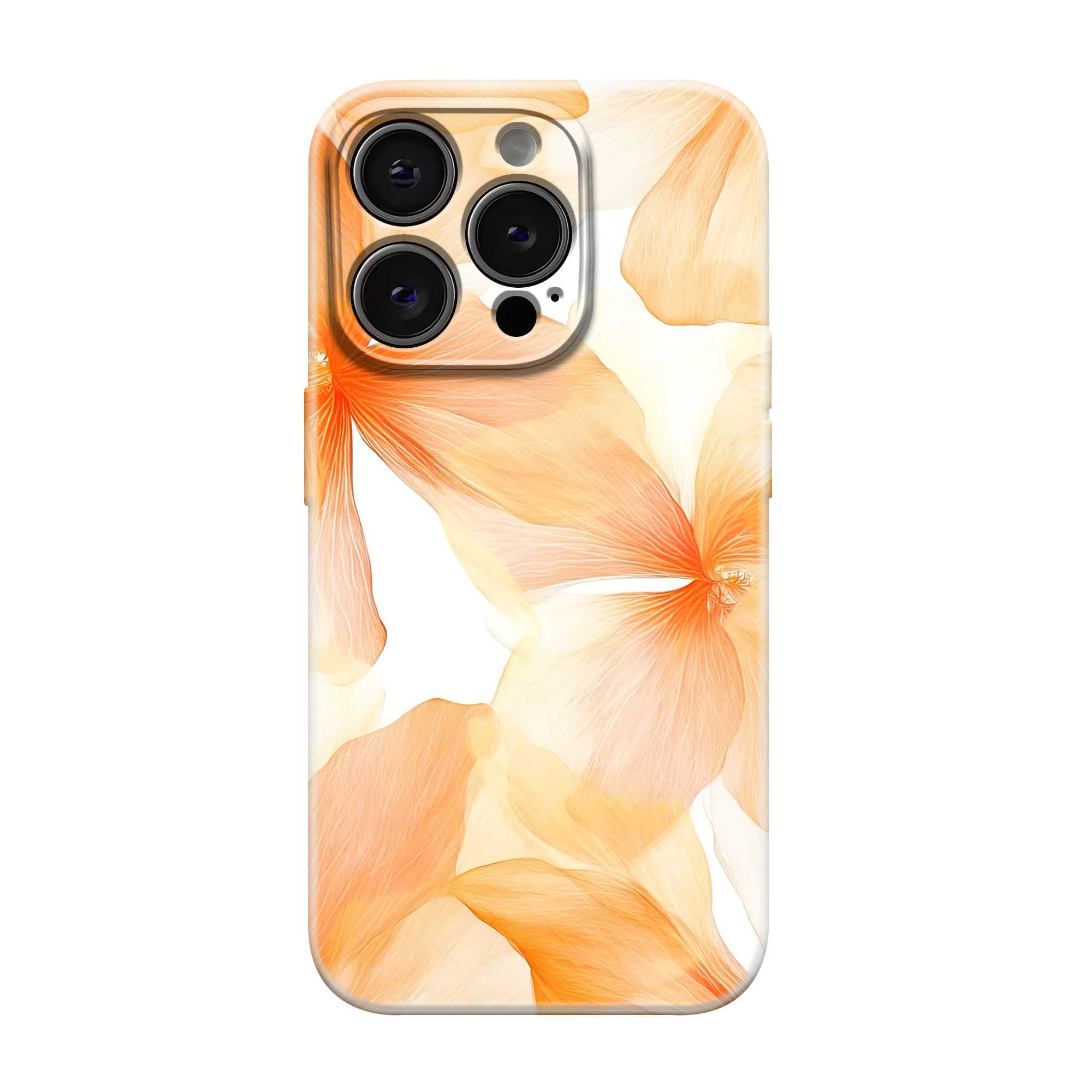 Hibiscus Glow Glossy Hard Case