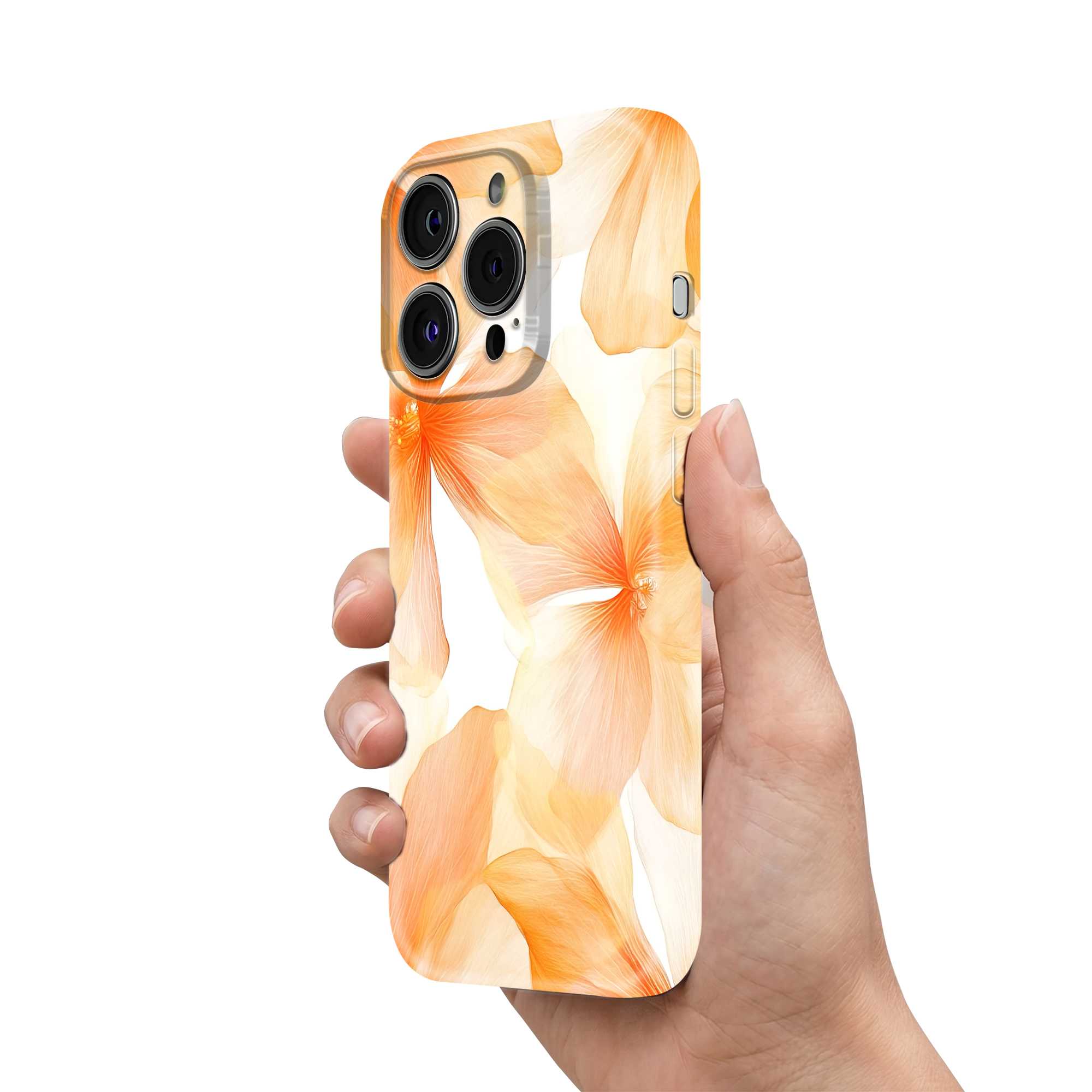 Hibiscus Glow Glossy Hard Case