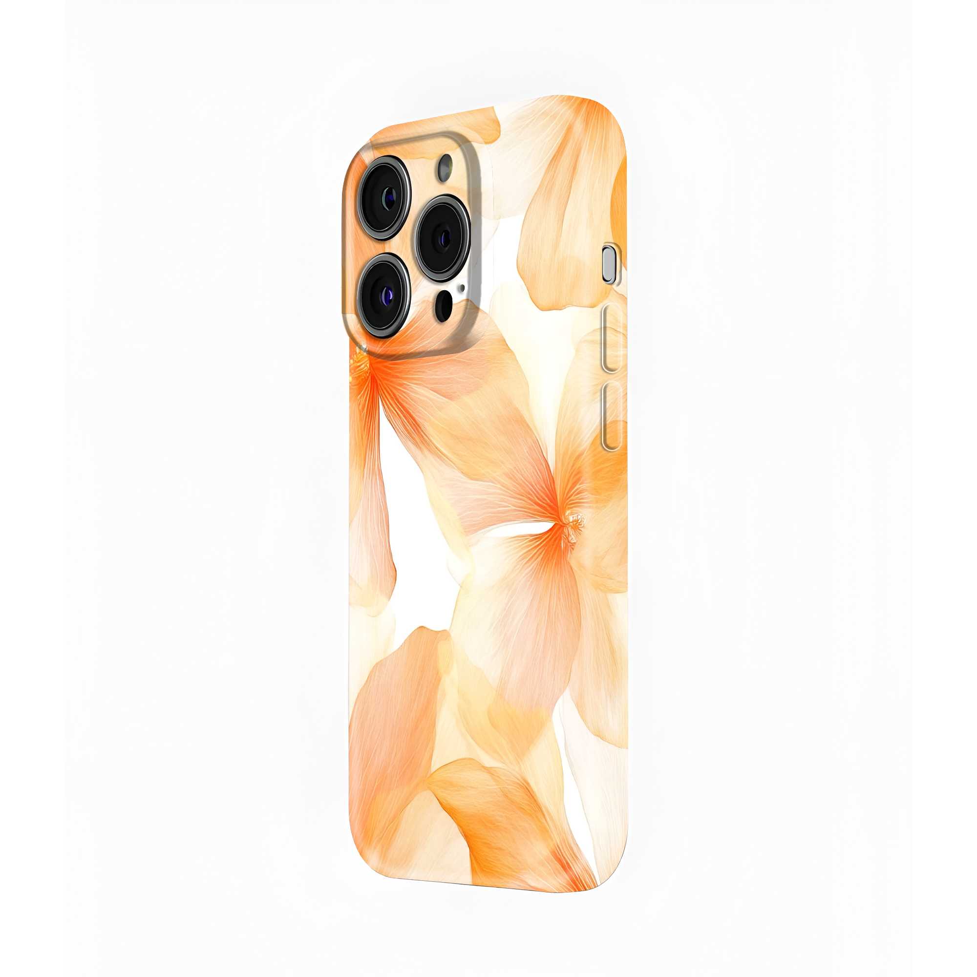 Hibiscus Glow Glossy Hard Case