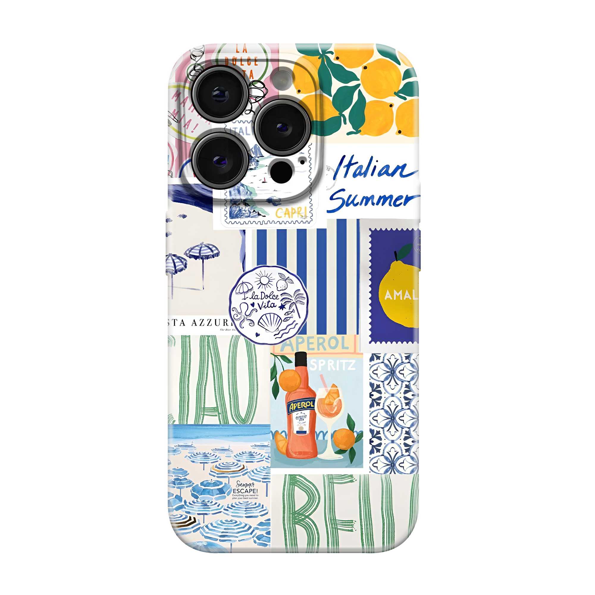 Italian Summer Glossy Hard Case
