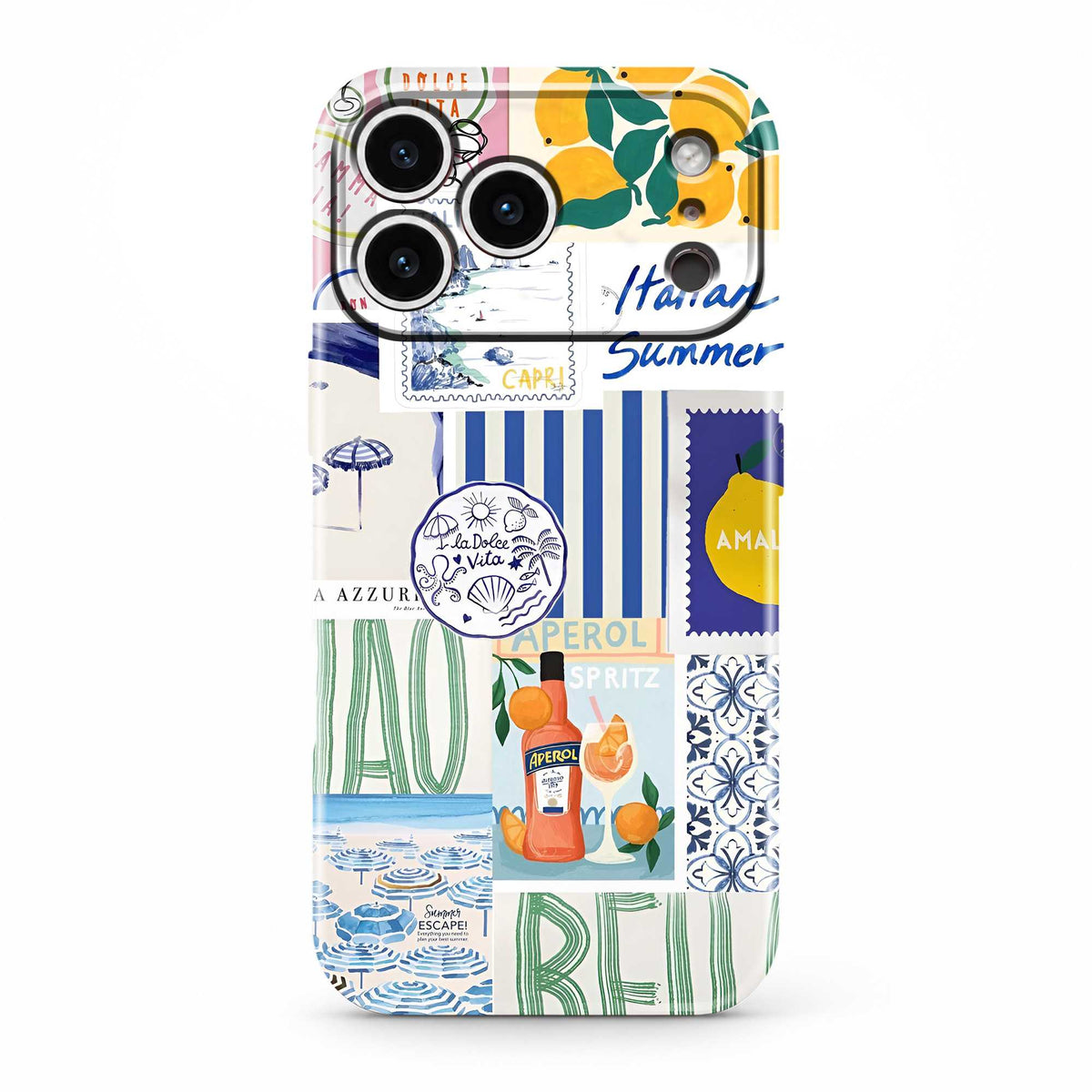Italian Summer Glossy Hard Case