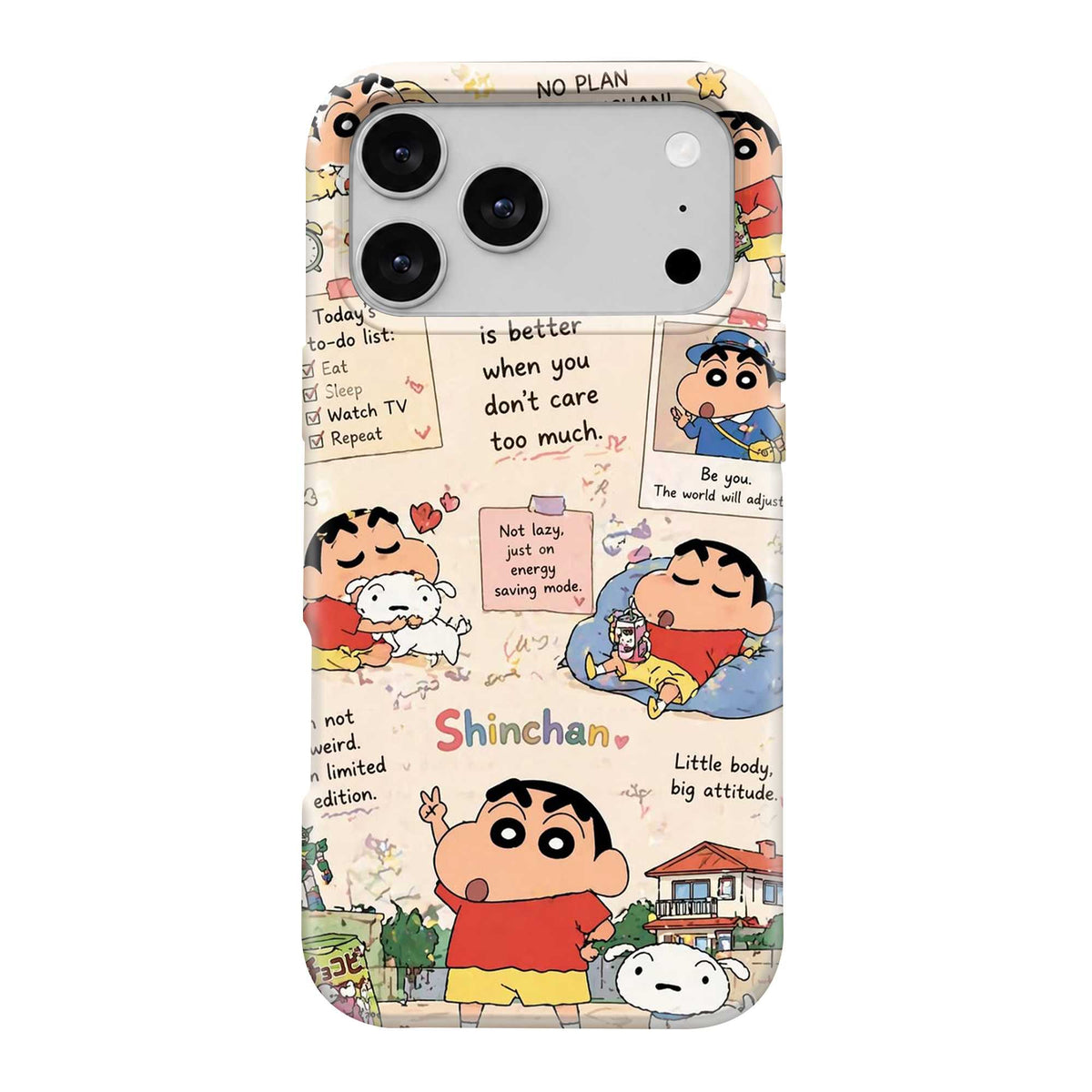 Just Shinchan Dual Guard Case