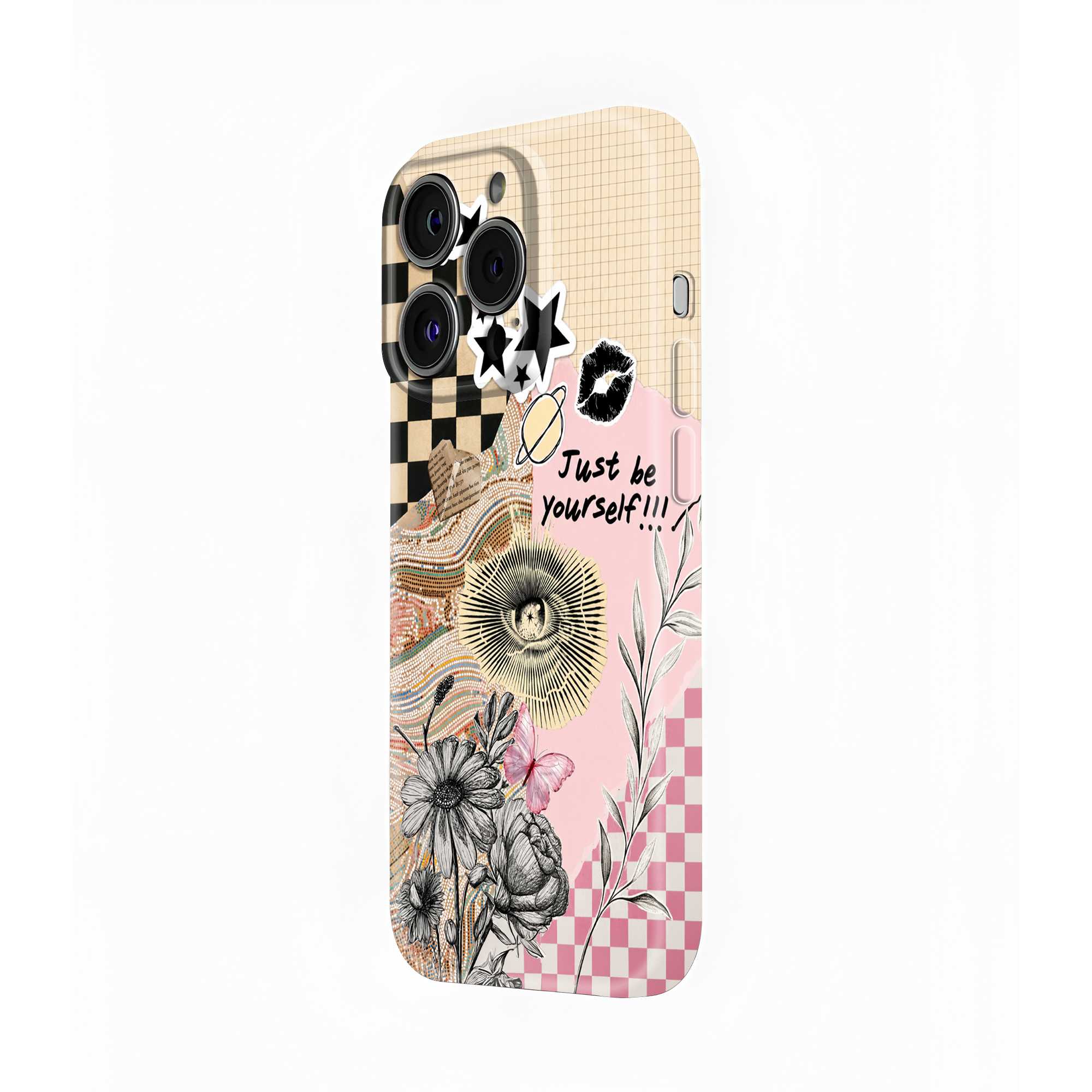 Just Be Yourself Glossy Hard Case