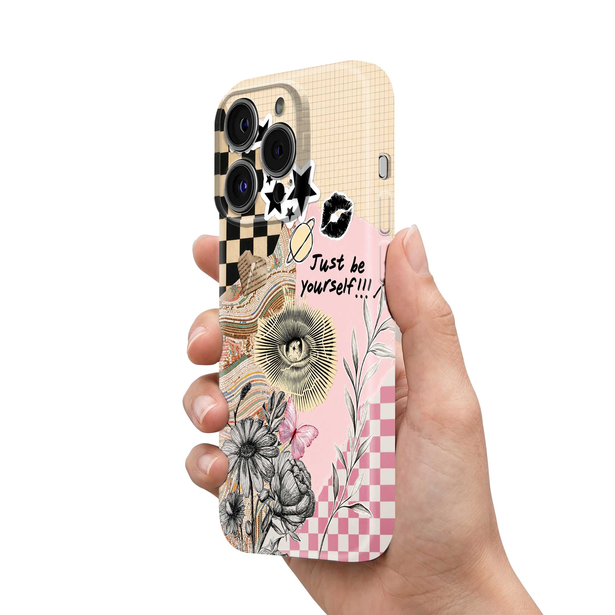 Just Be Yourself Glossy Hard Case