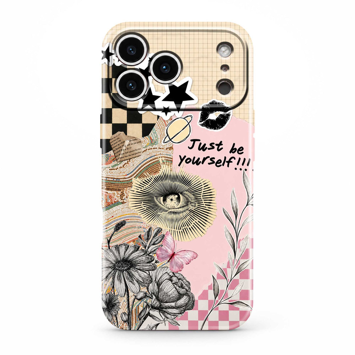 Just Be Yourself Glossy Hard Case