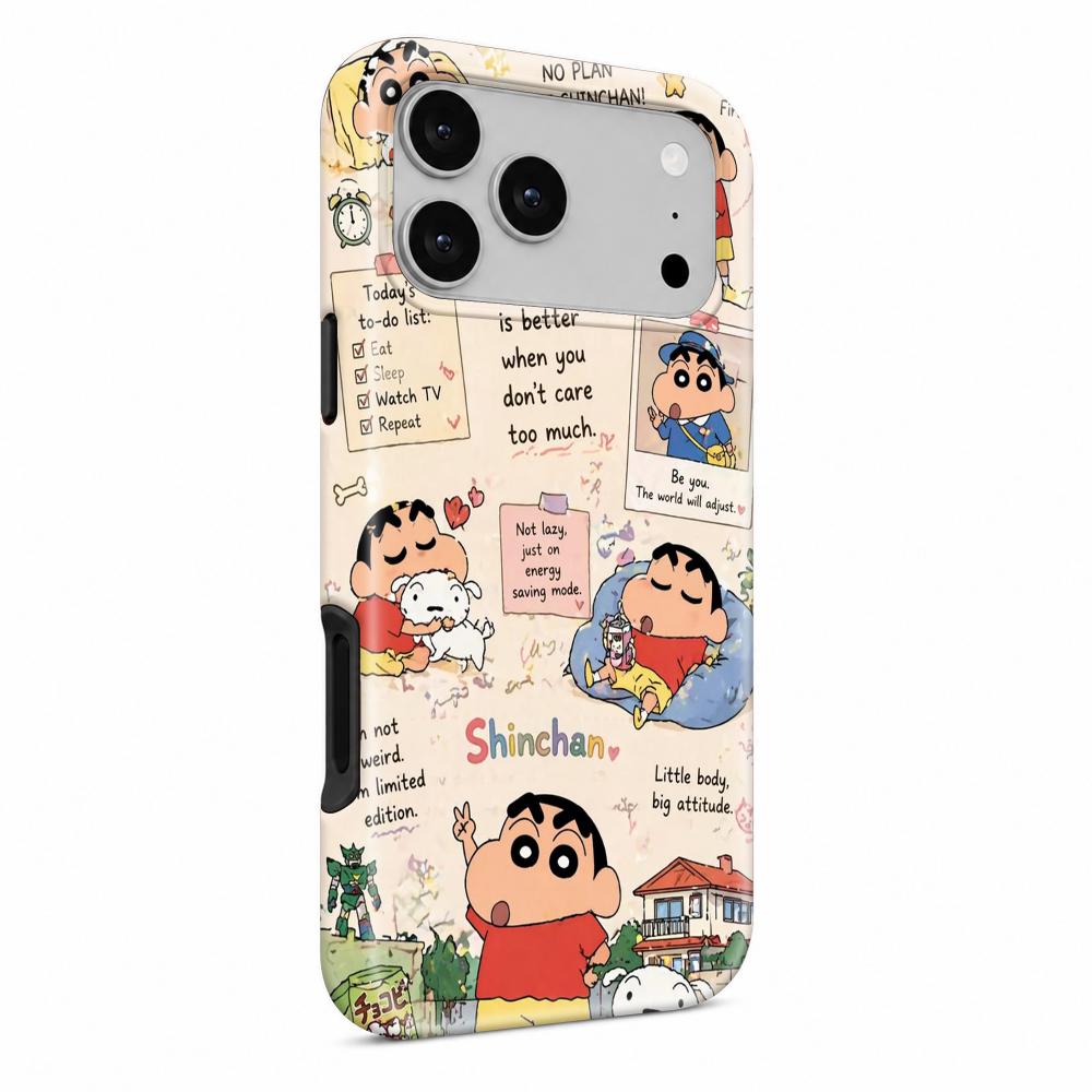 Just Shinchan Dual Guard Case