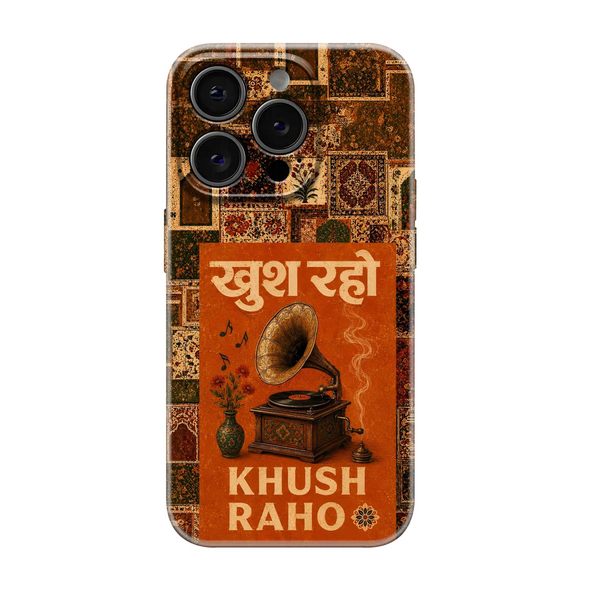 Khush Raho Glossy Hard Case