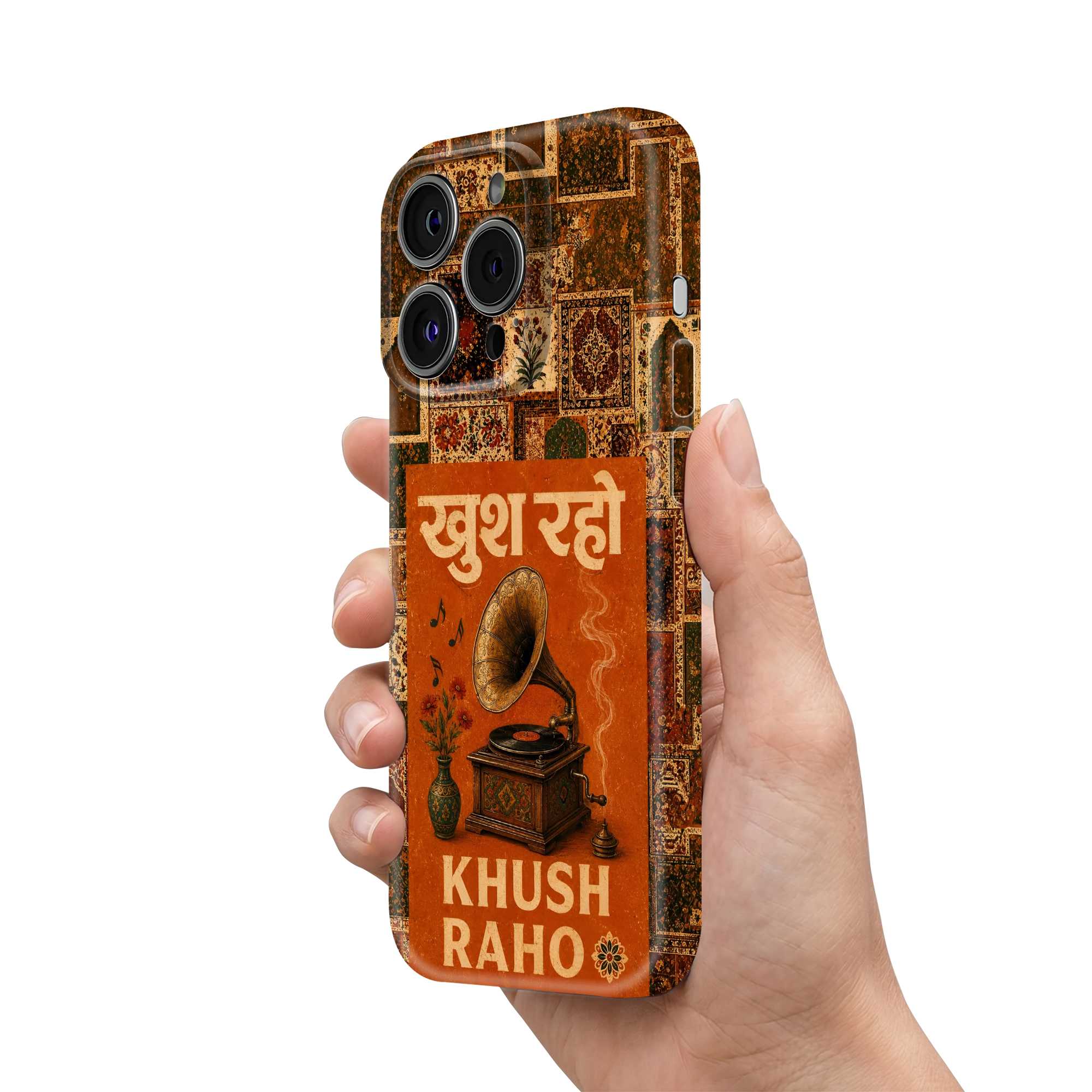 Khush Raho Glossy Hard Case