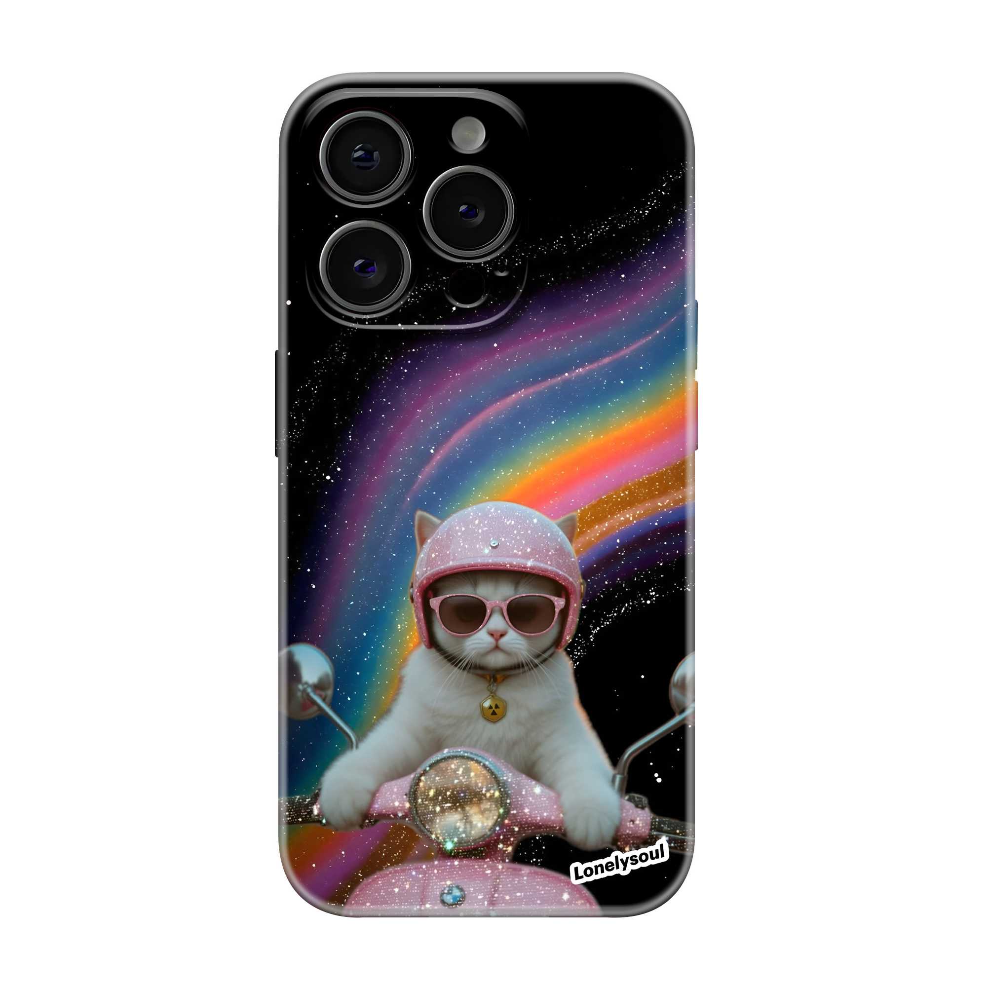 Kitty on Wheels Glossy Hard Case