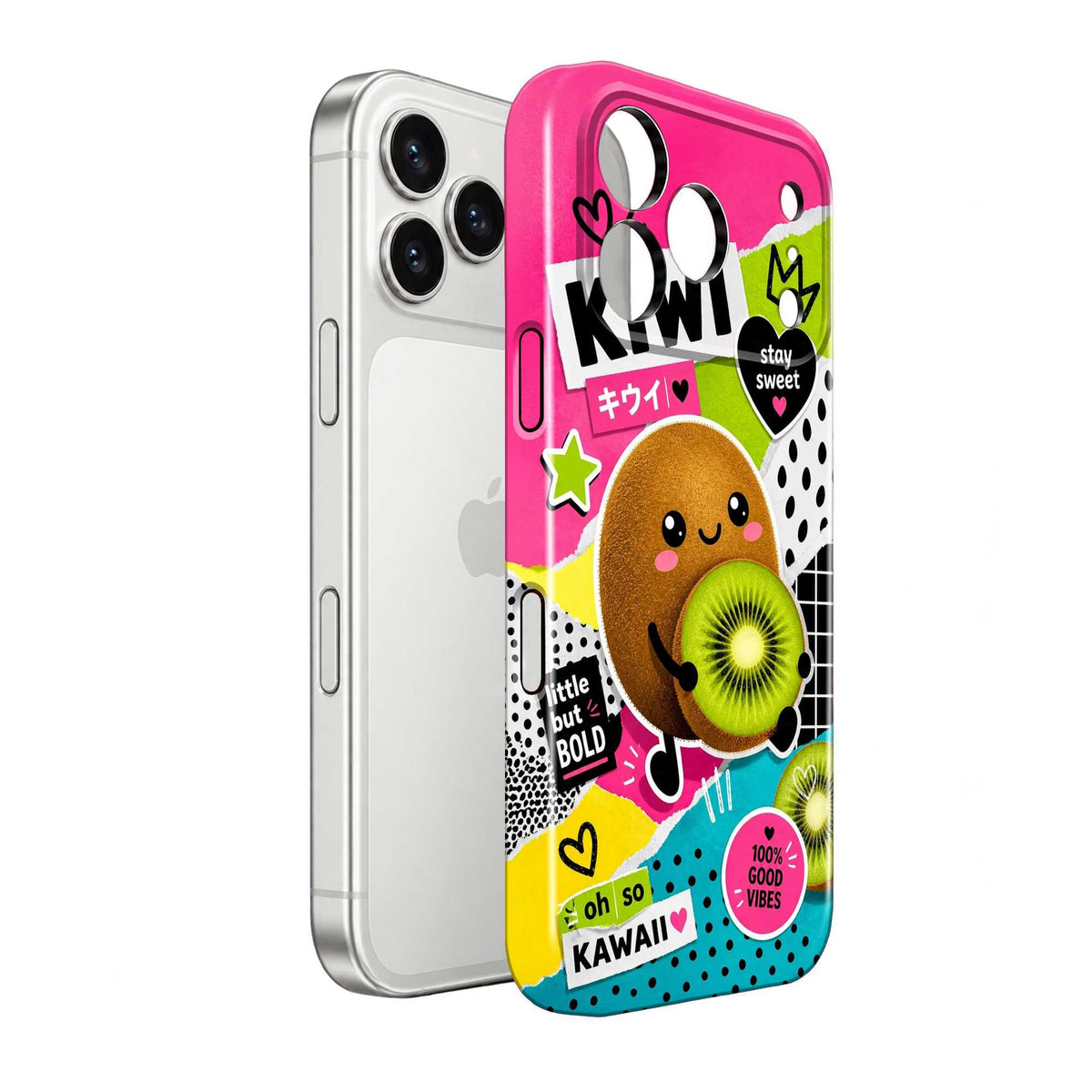 Kiwi Kawaii Glossy Hard Case
