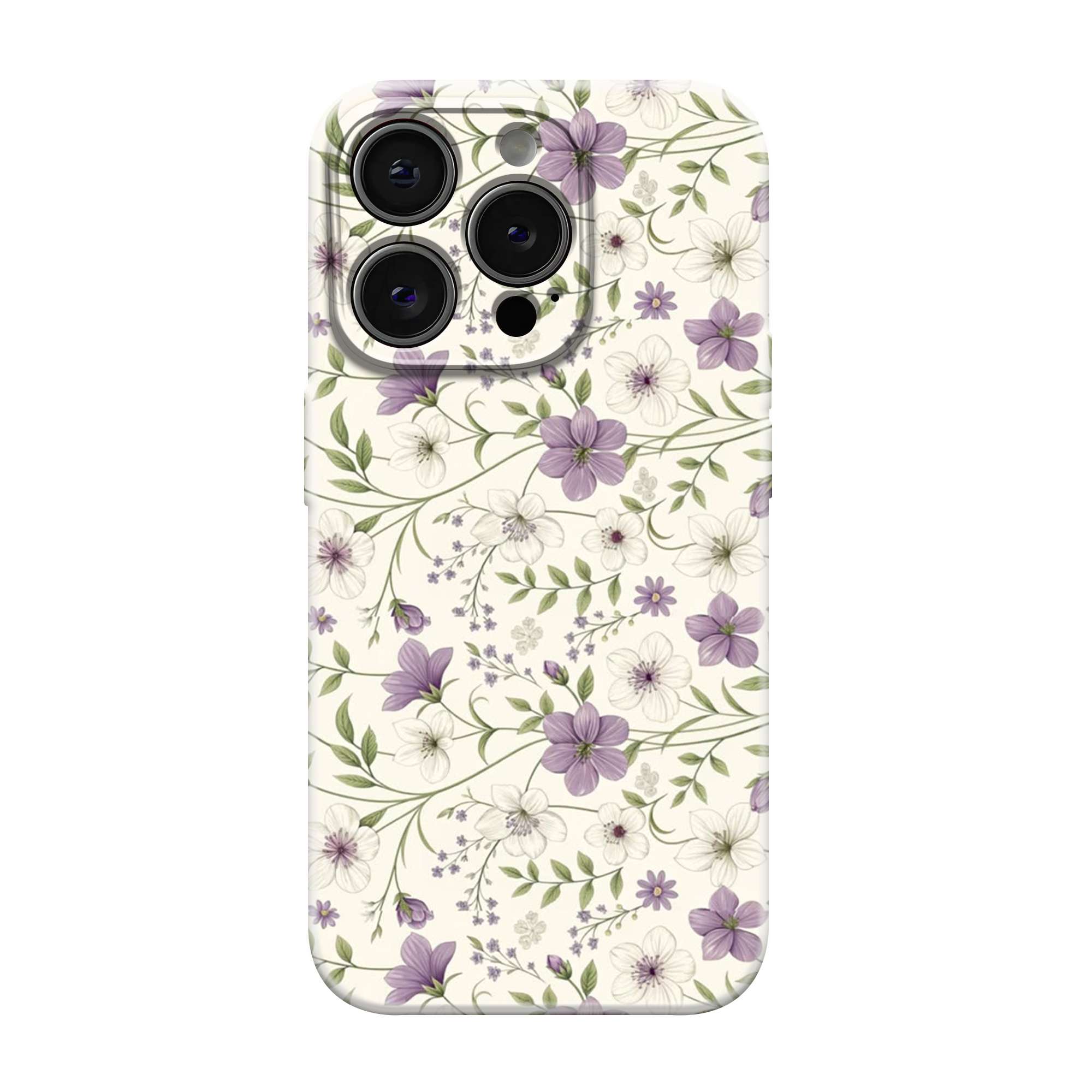 Lavender Bloom Glossy Hard Case