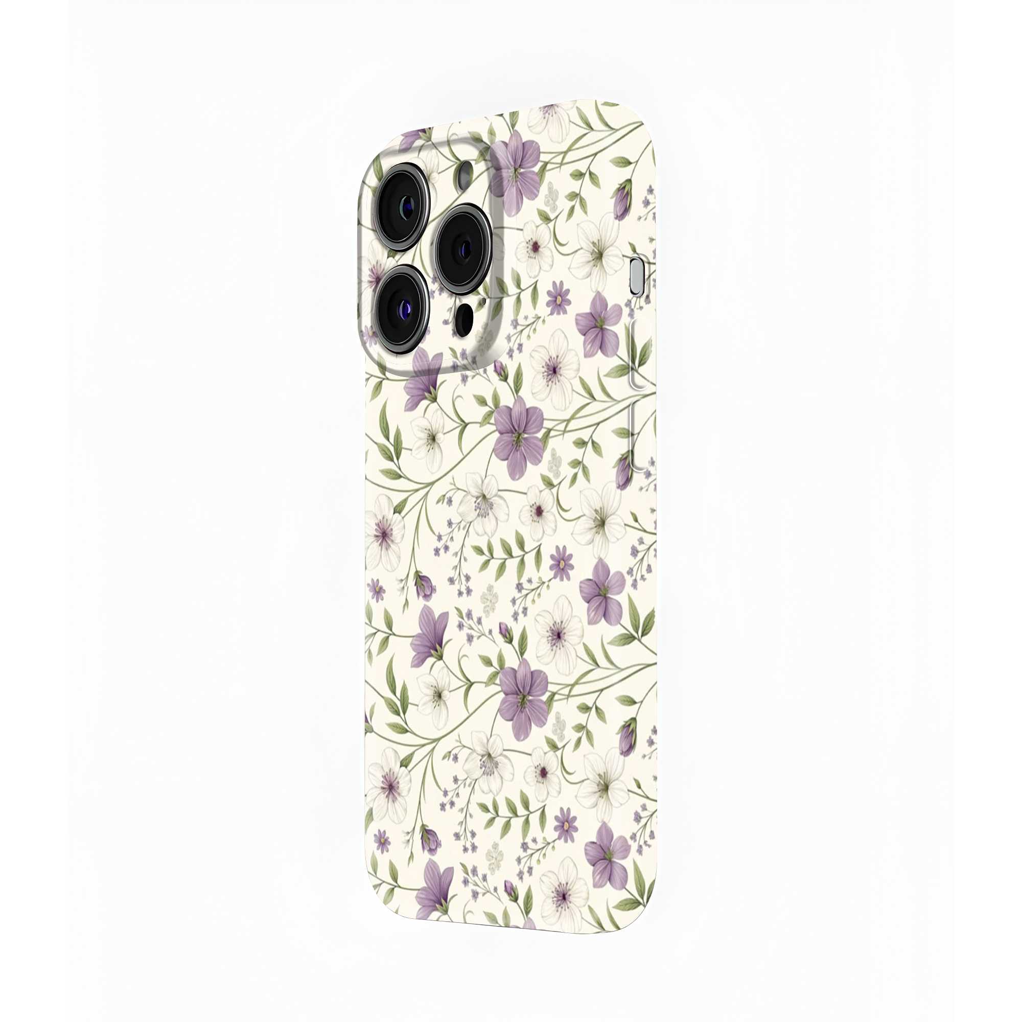 Lavender Bloom Glossy Hard Case