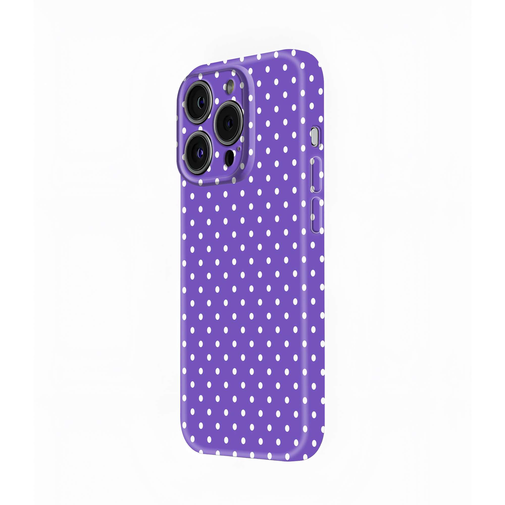 Lavender Dots Glossy Hard Case