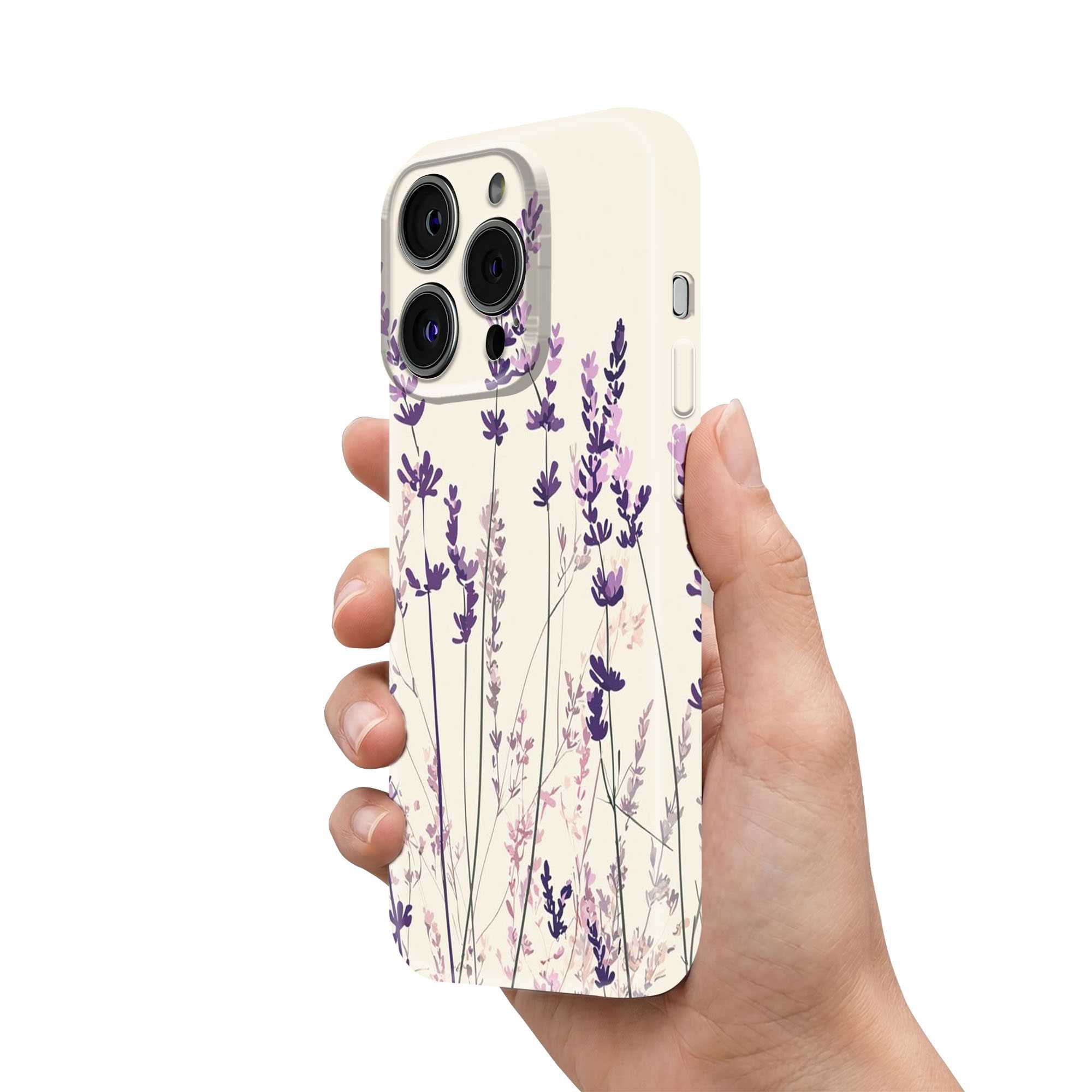 Lavender Meadow Glossy Hard Case