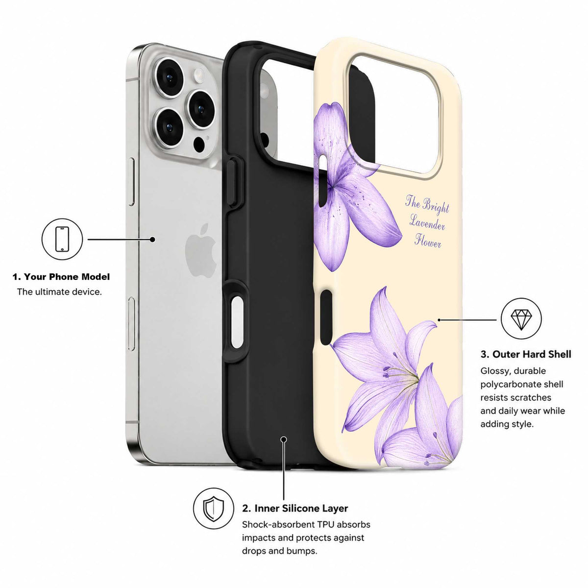 Lavender Royalty Dual Guard Case