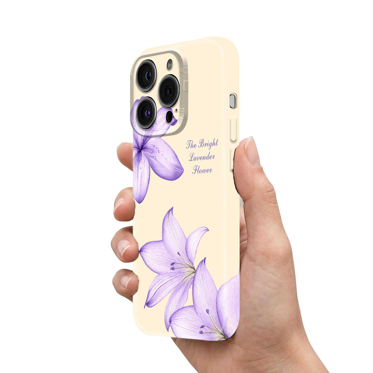 Lavender Royalty Glossy Hard Case