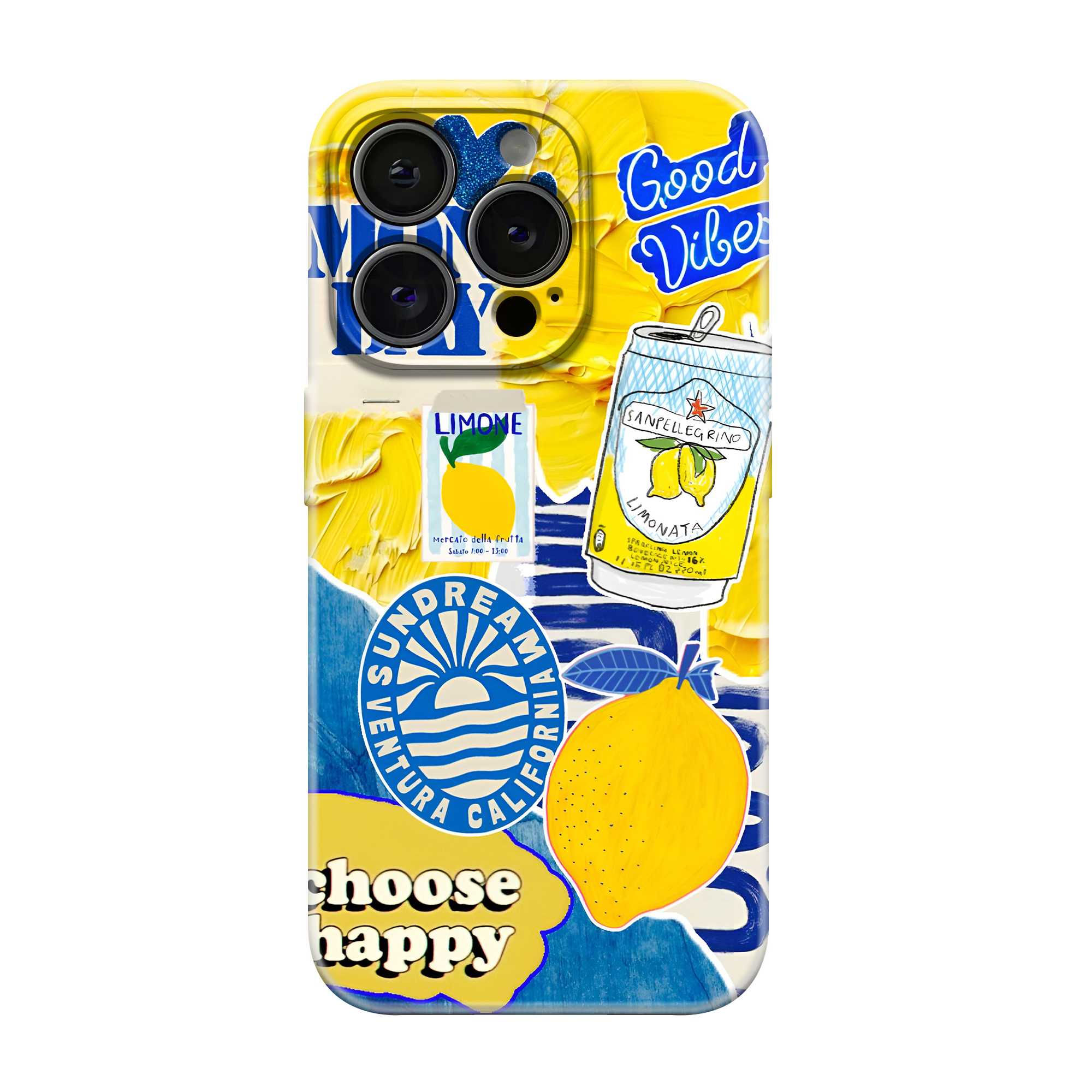 Lemon Bliss Glossy Hard Case