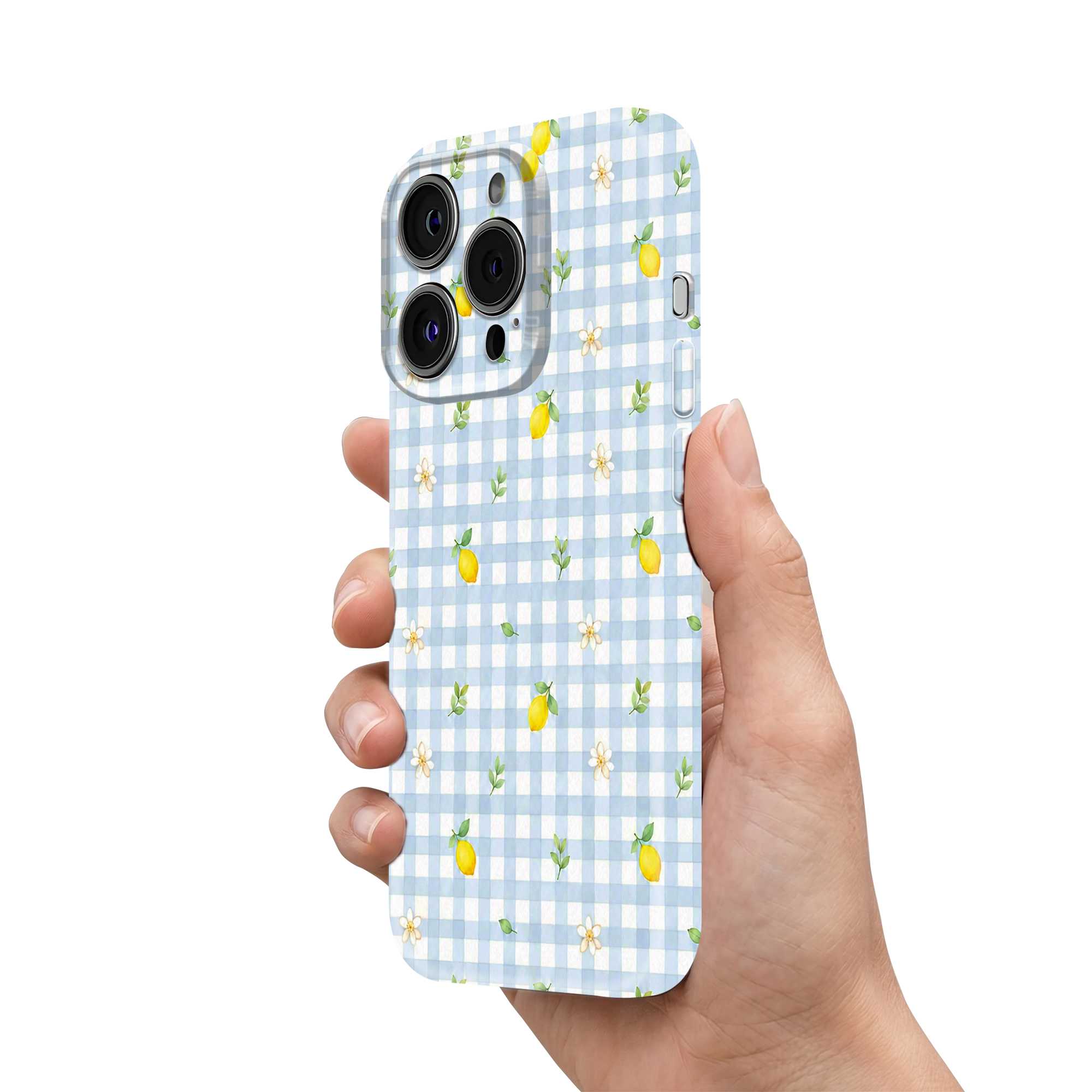 Lemon Blossom Glossy Hard Case