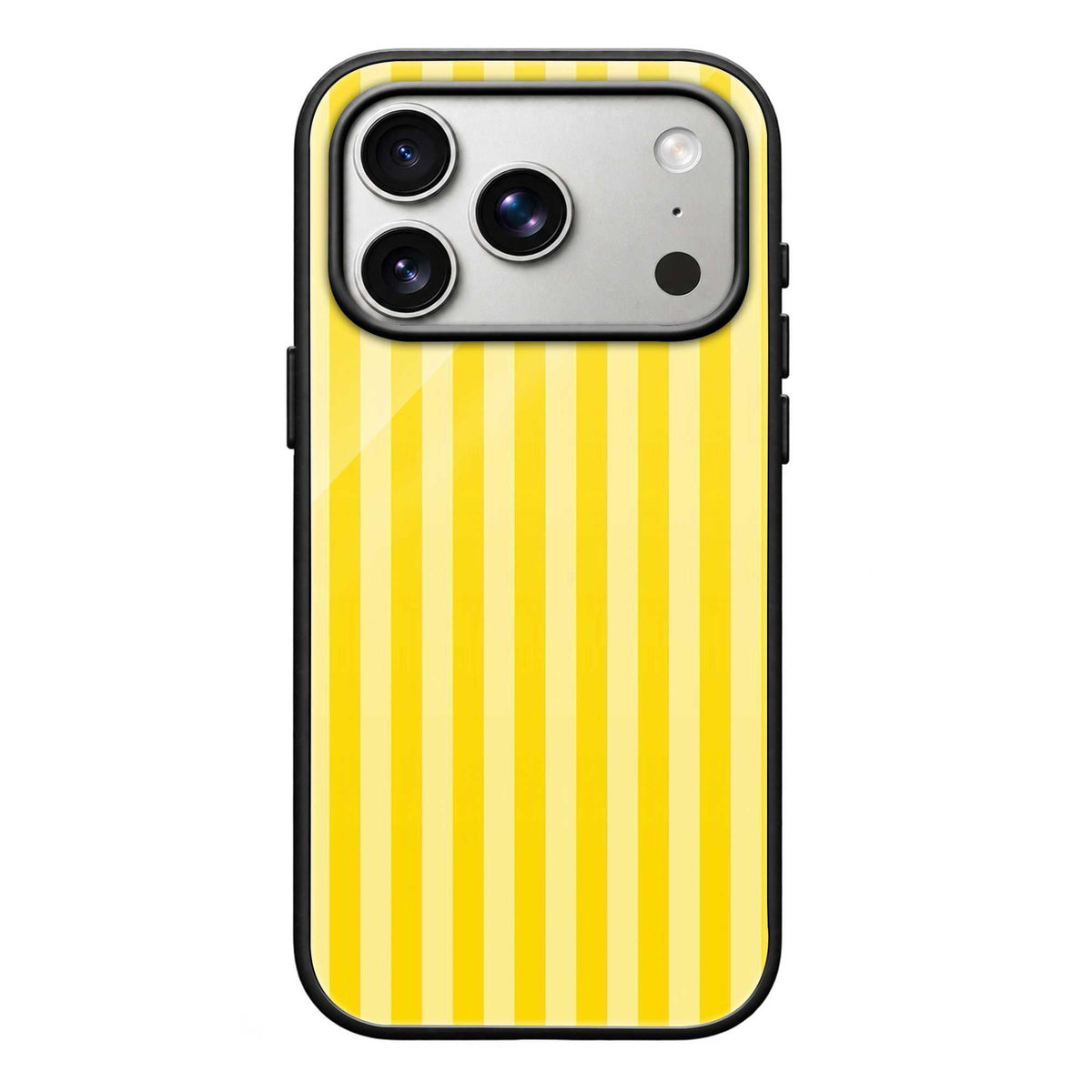 Lemon Lines Glass Case