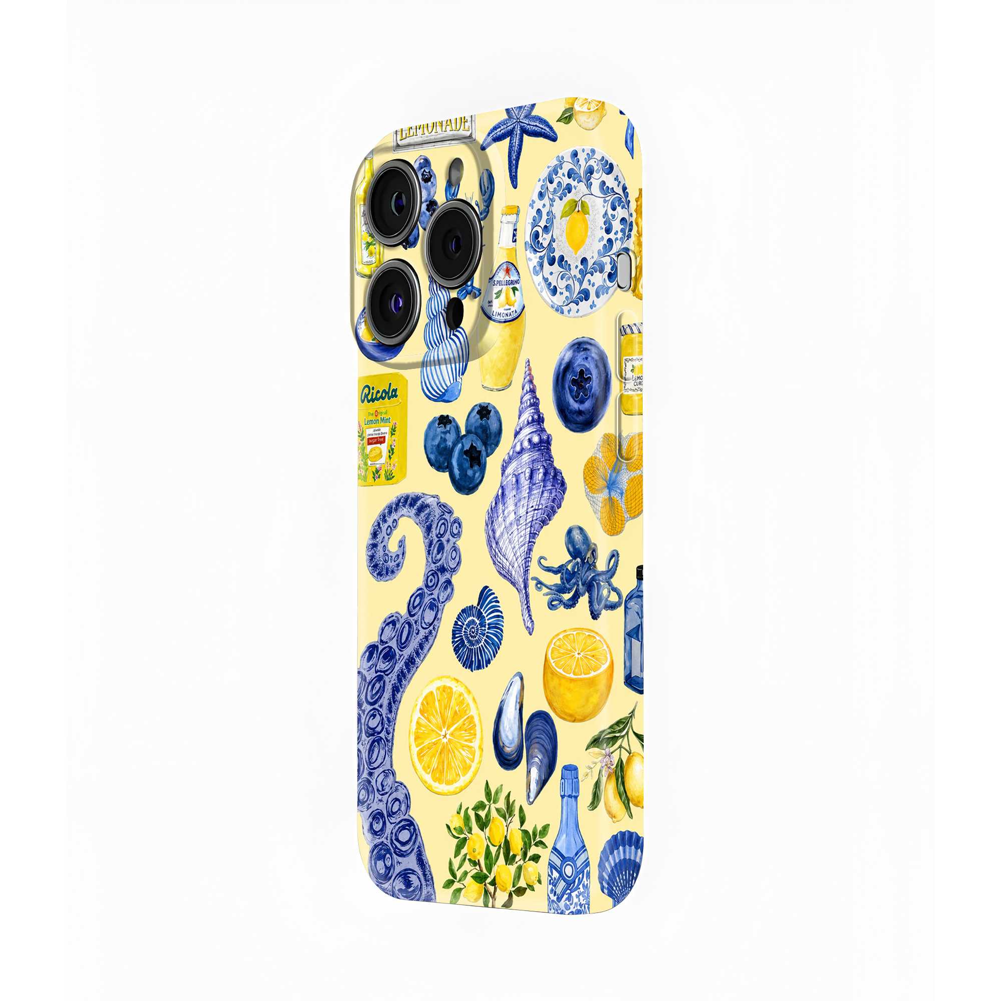 Lemon Coast Glossy Hard Case