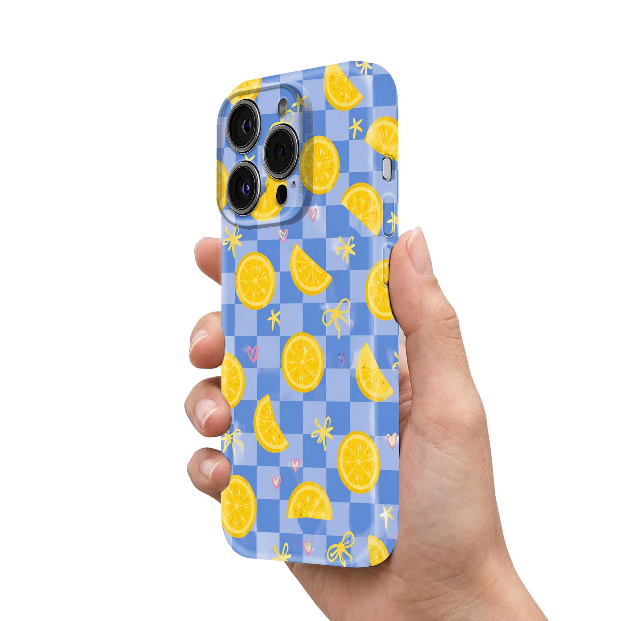 Lemon Picnic Glossy Hard Case