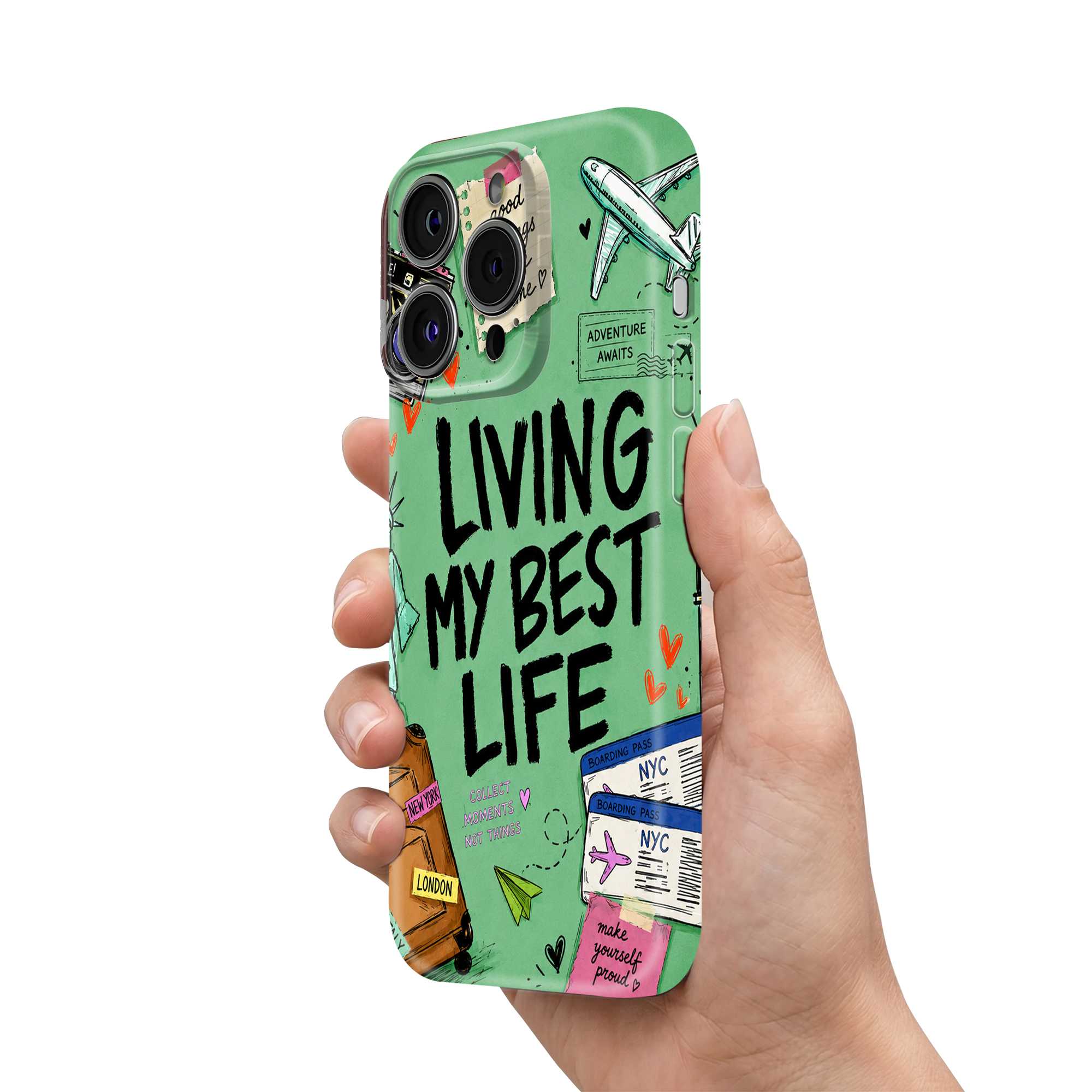 Living My Best Life Glossy Hard Case