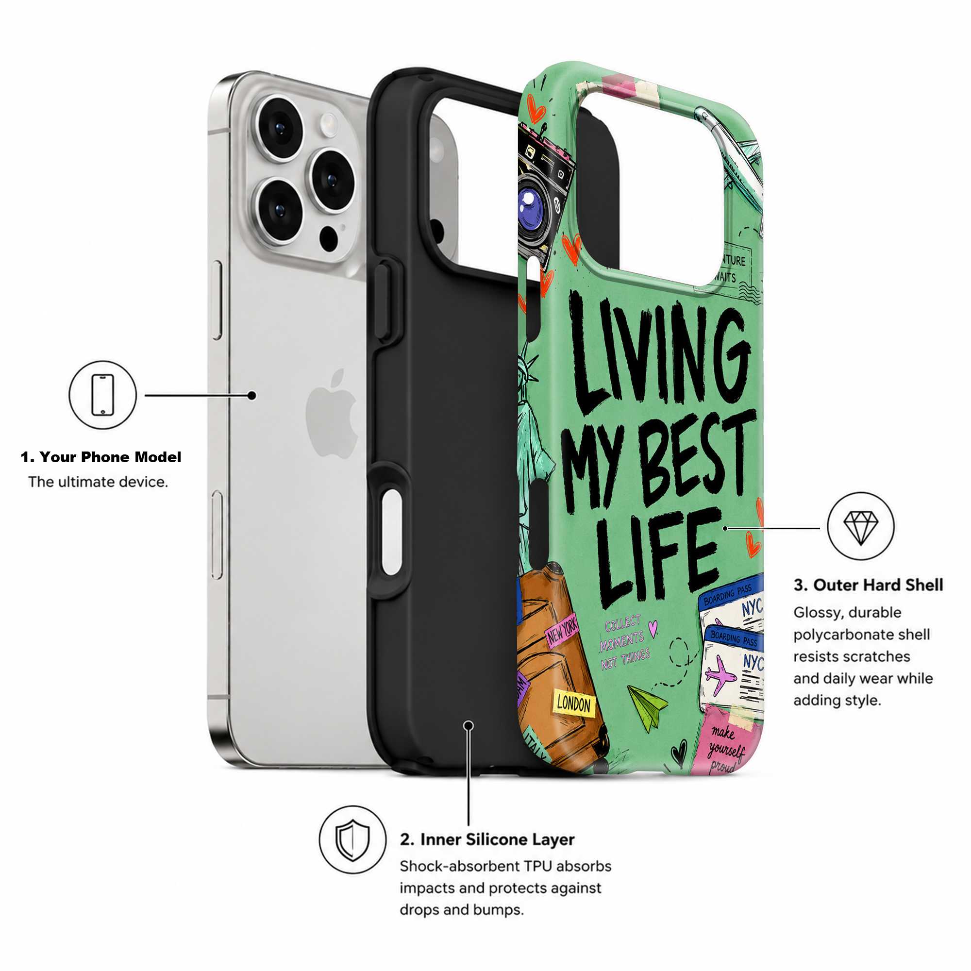 Living My Best Life Dual Guard Case