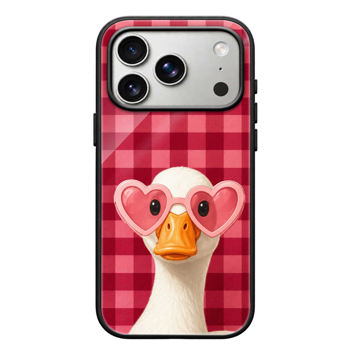 Love Duck Glass Case