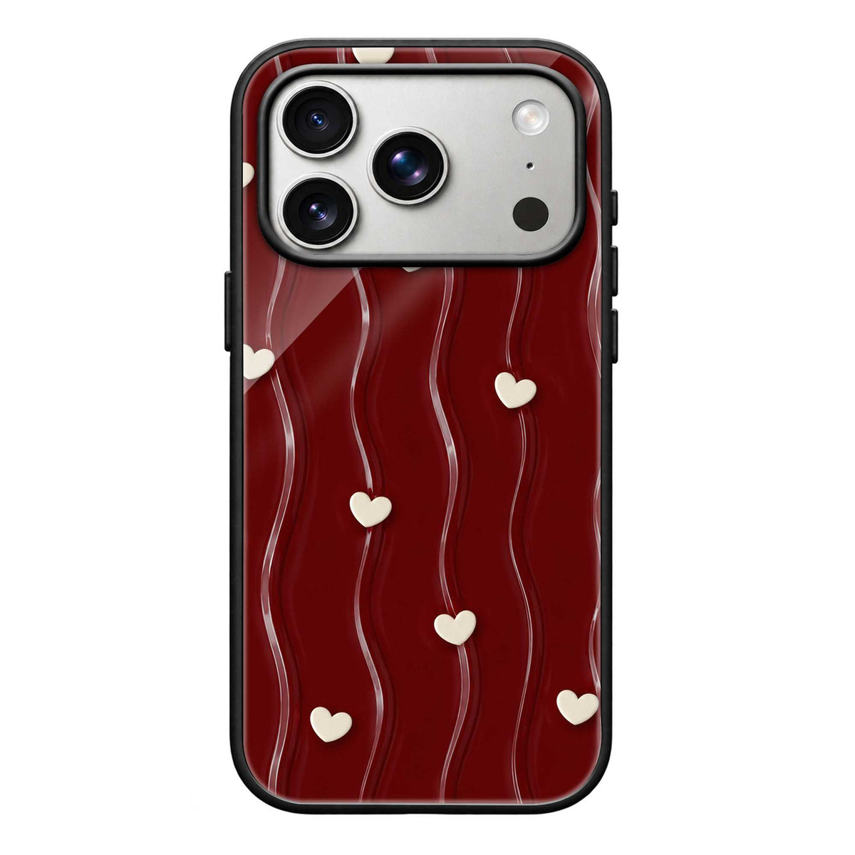 Love Waves Glass Case