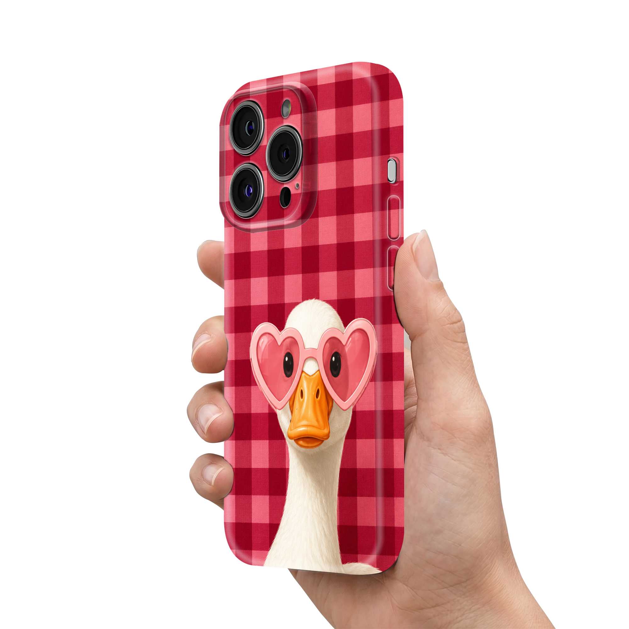 Love Duck Glossy Hard Case