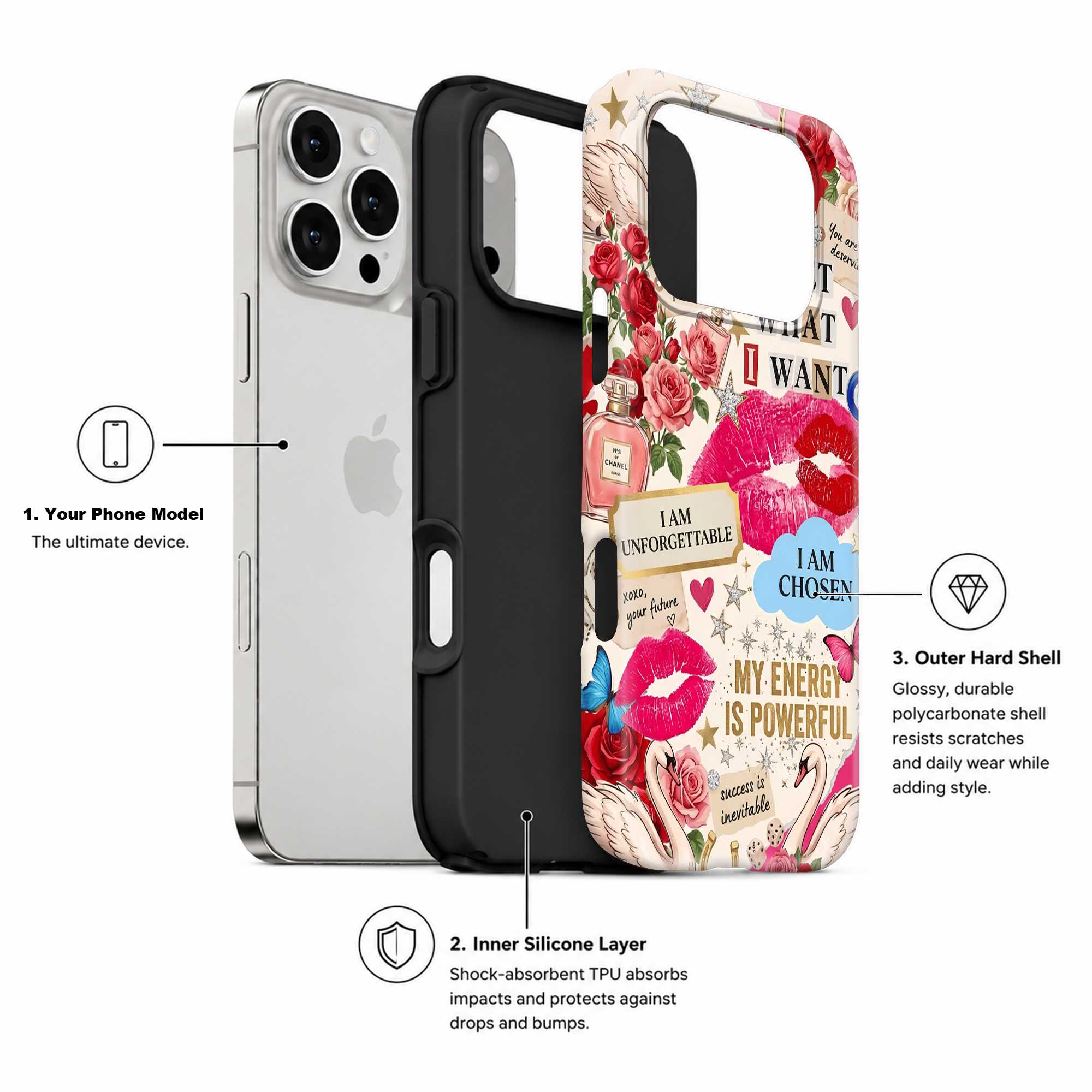 Love & Luxury Dual Guard Case
