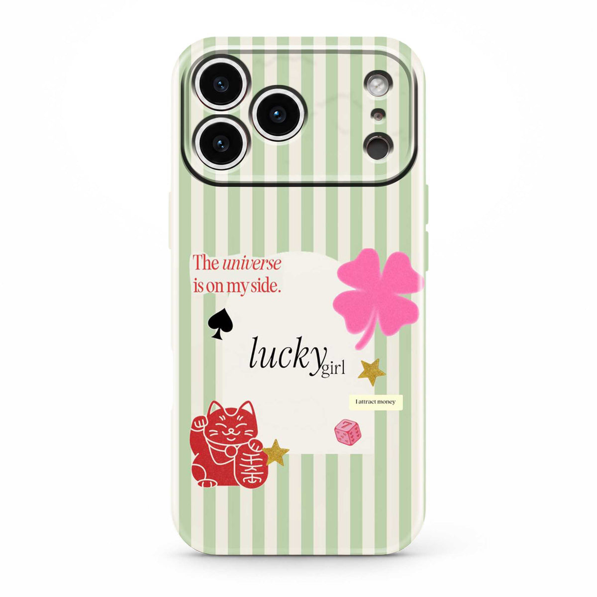 Lucky Girl Aesthetic Glossy Hard Case