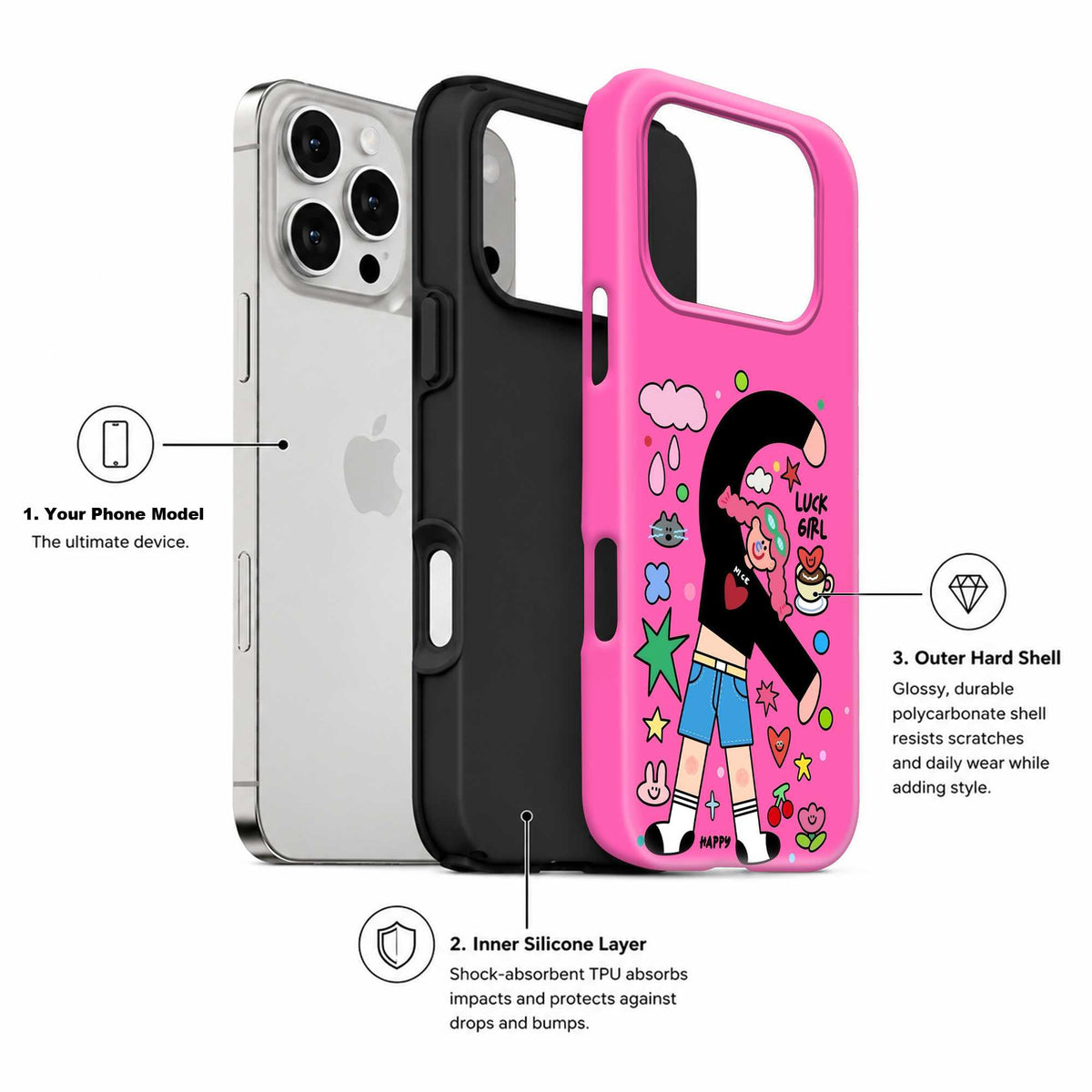 Lucky Girl Dual Guard Case