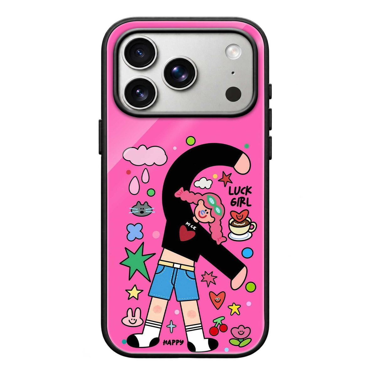 Lucky Girl Glass Case