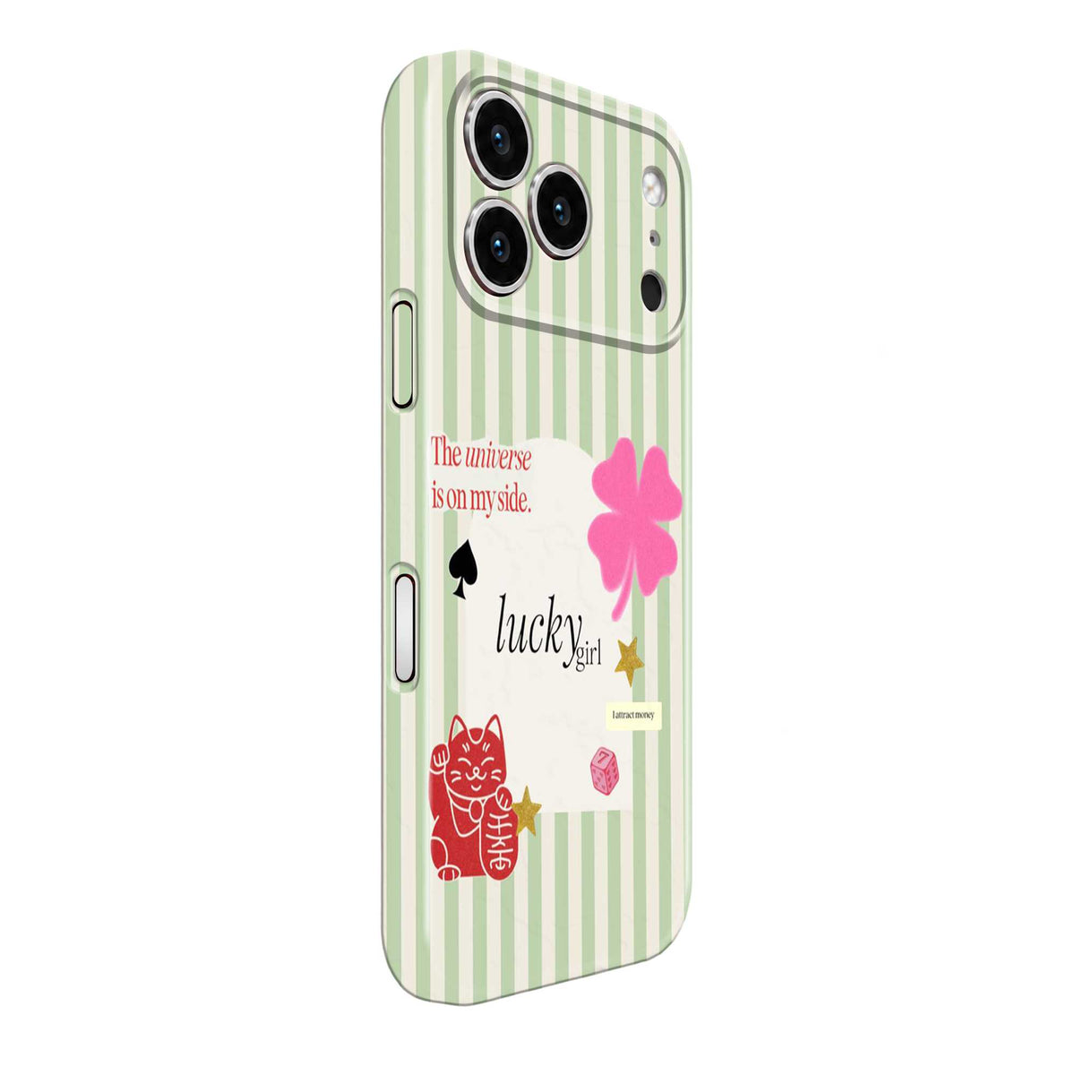 Lucky Girl Aesthetic Glossy Hard Case
