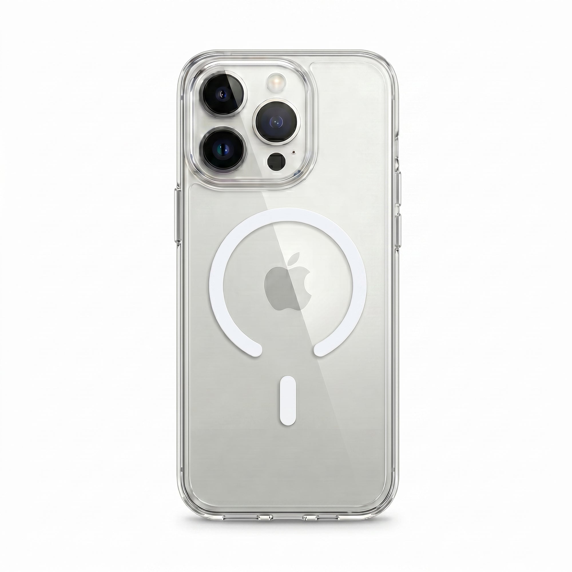 Anti Yellow Crystal Clear iPhone Case. MagSafe Inside.