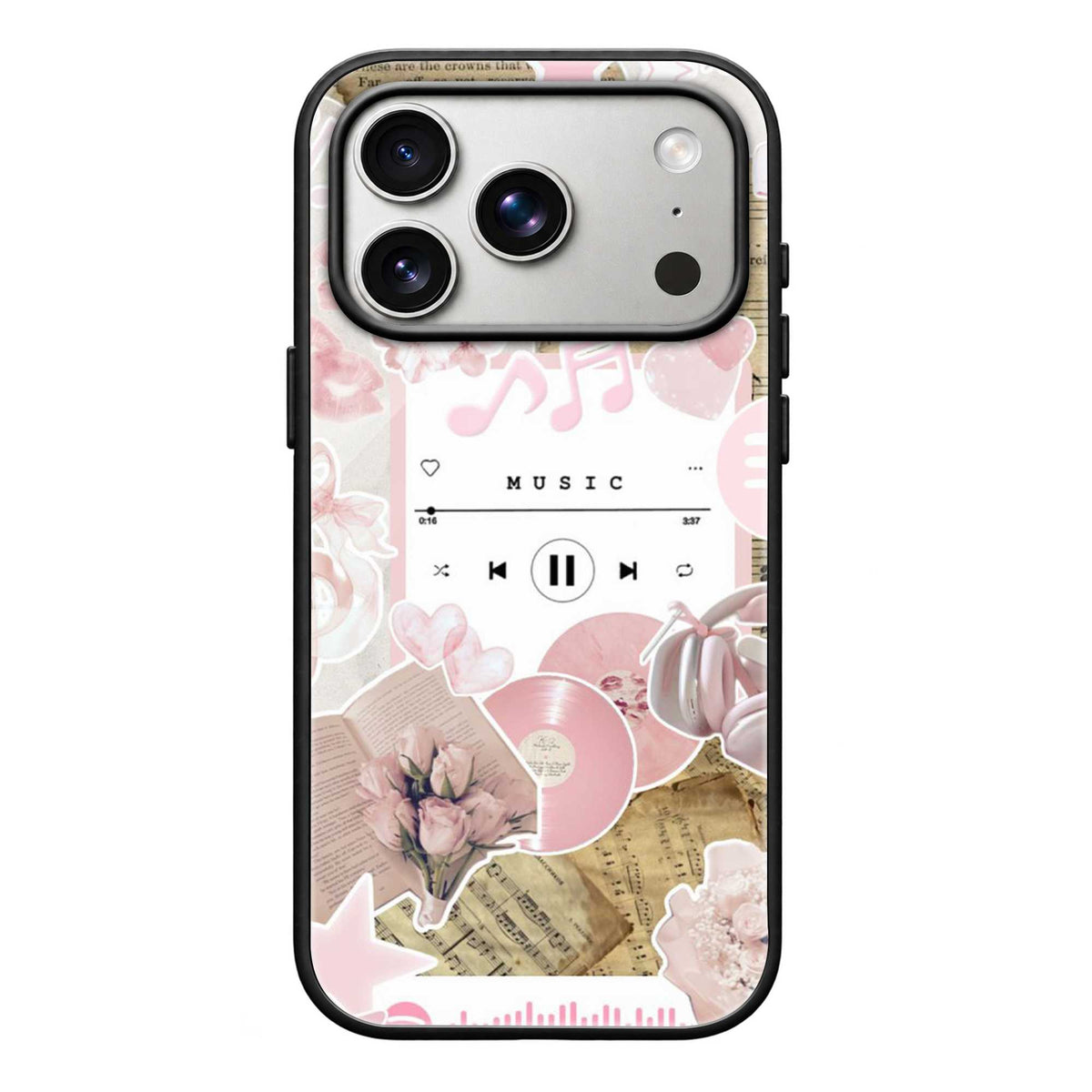 Melody Blush Glass Case