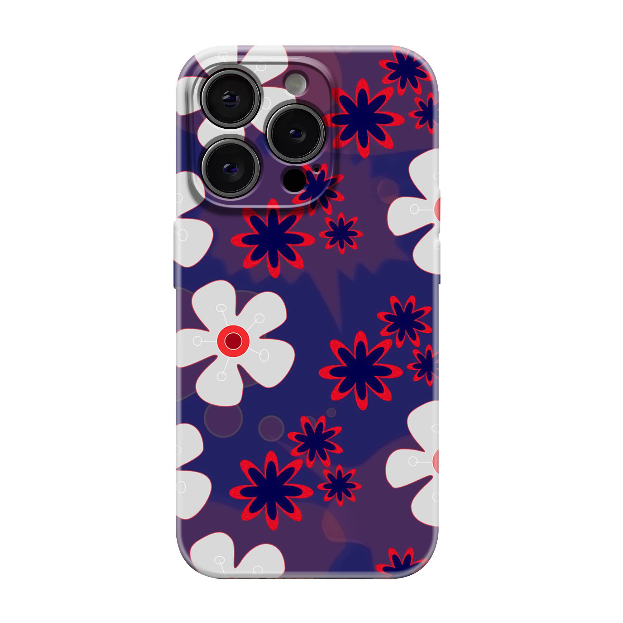 Midnight Daisy Glossy Hard Case