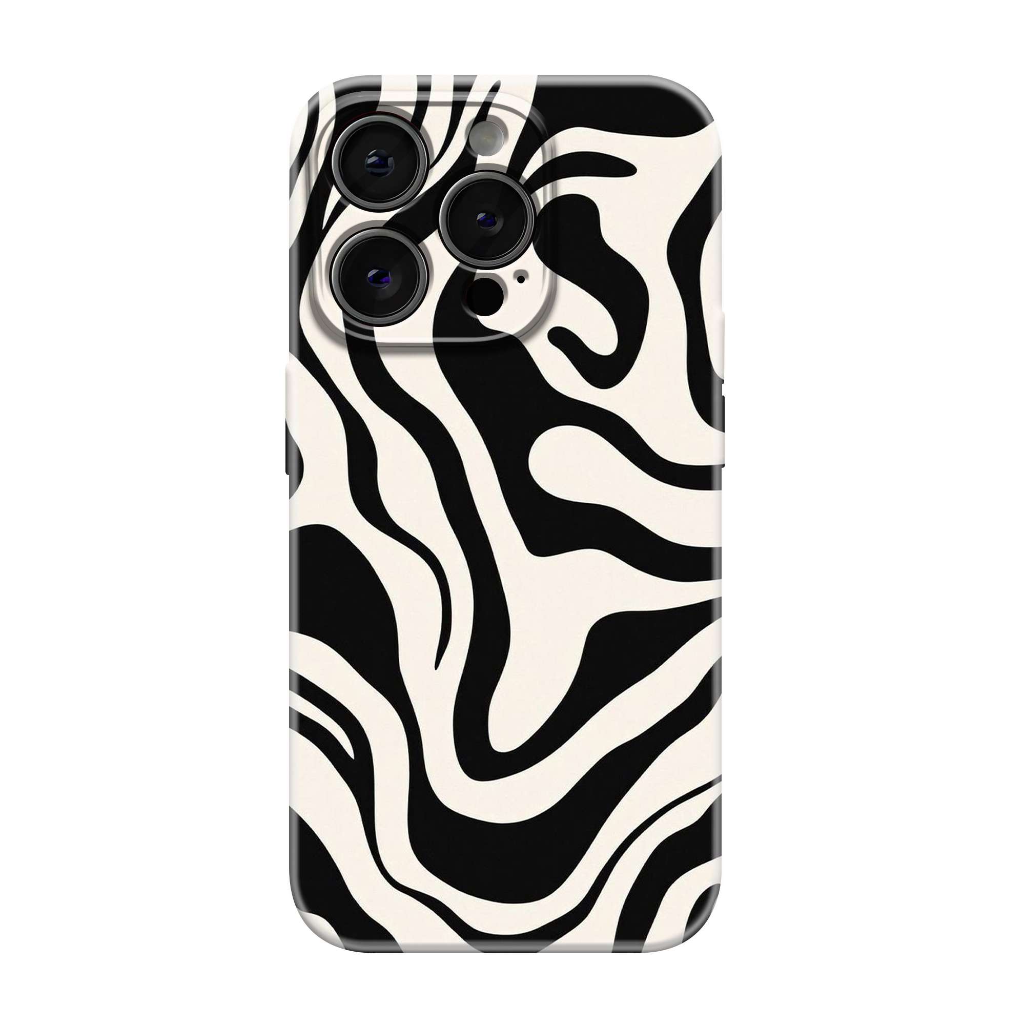 Midnight Zebra Glossy Hard Case
