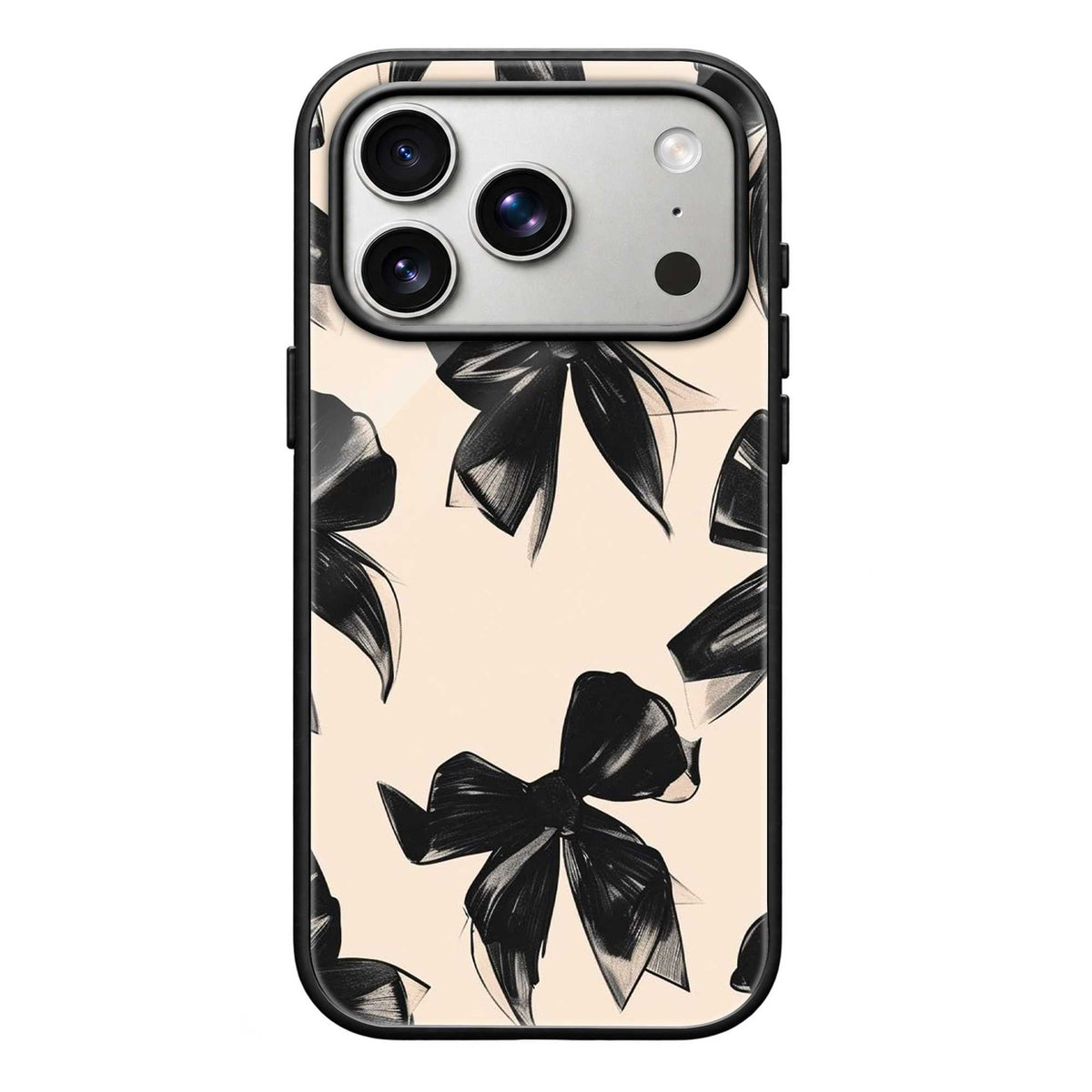 Midnight Bow Glass Case
